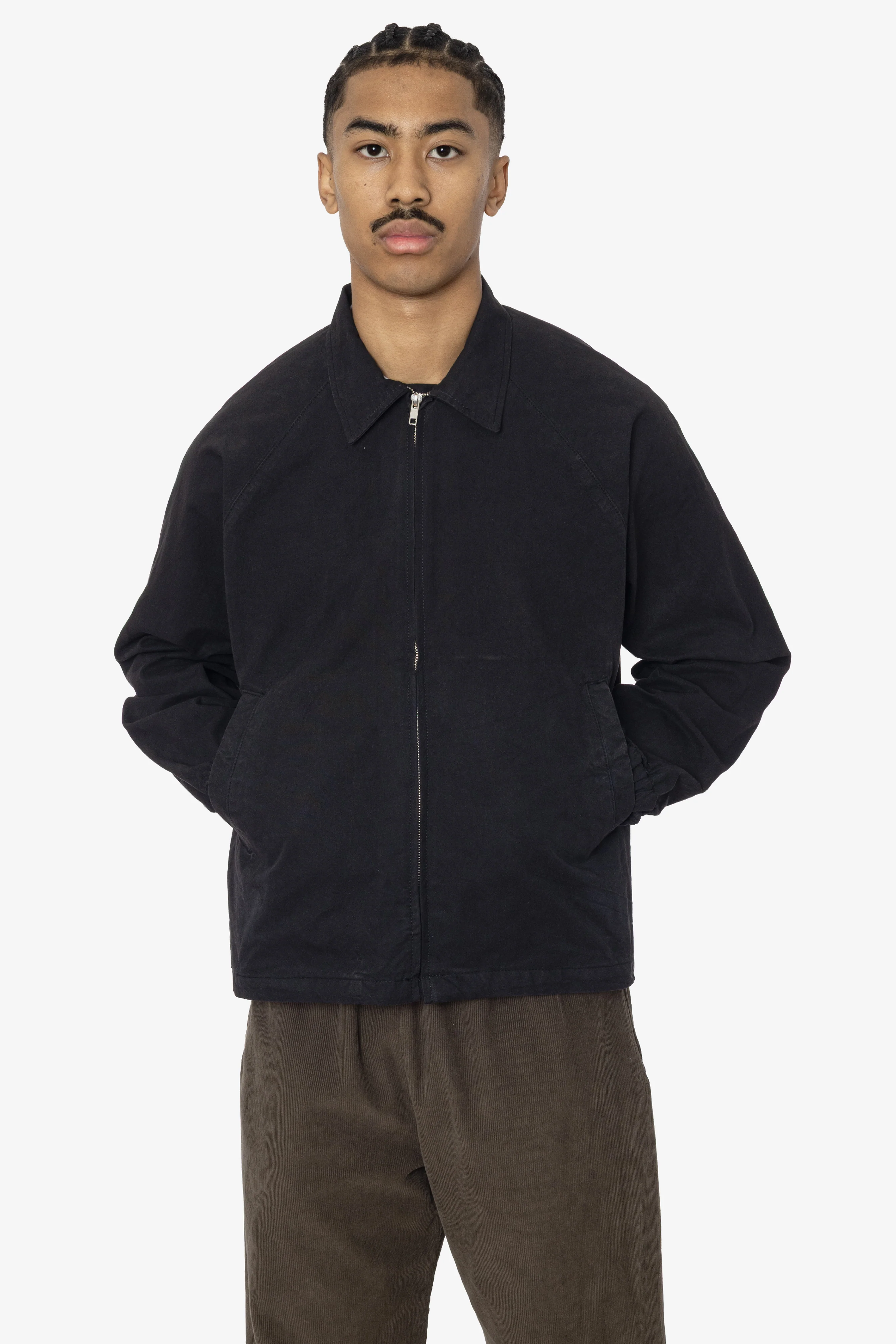 RHC401GD - 8oz Heavy Micro Canvas Zip-up Raglan Jacket - Image 17