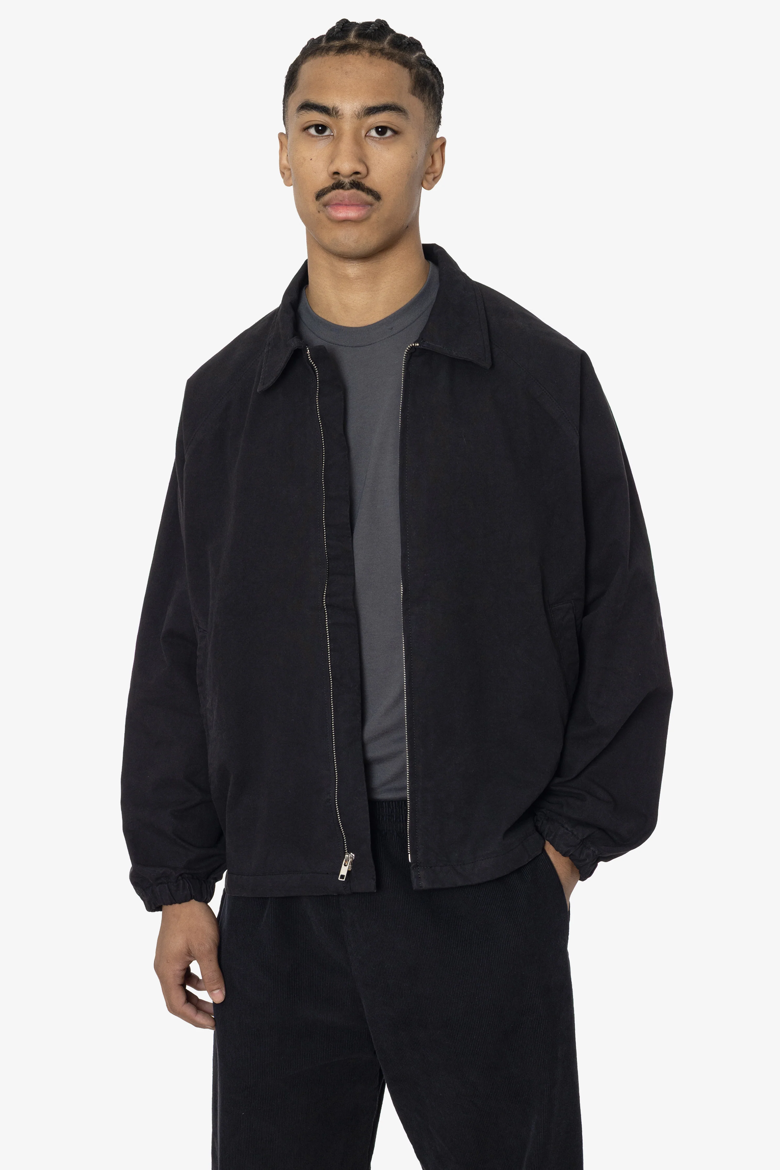 RHC401GD - 8oz Heavy Micro Canvas Zip-up Raglan Jacket - Image 19
