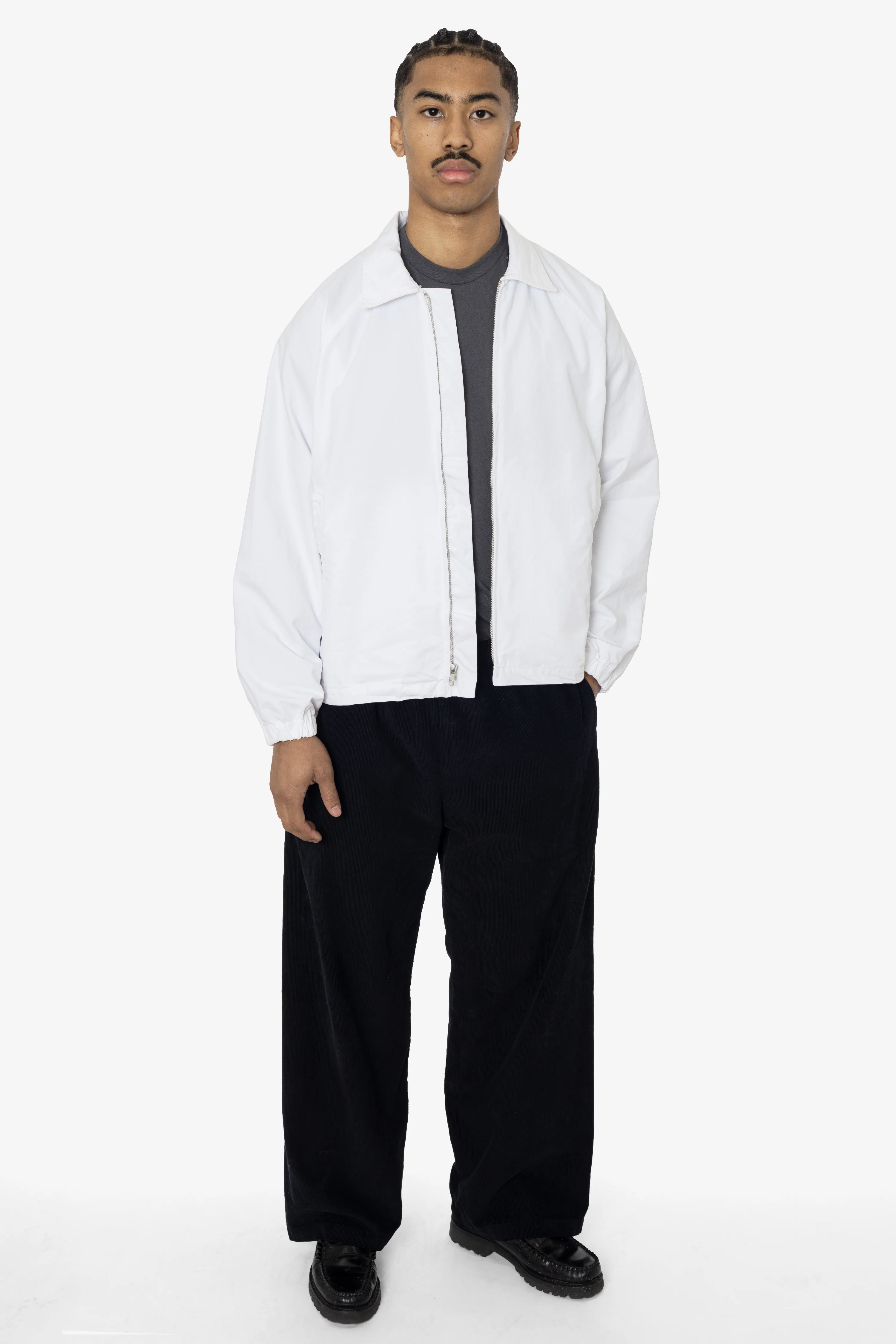 RHC401GD - 8oz Heavy Micro Canvas Zip-up Raglan Jacket - Image 2