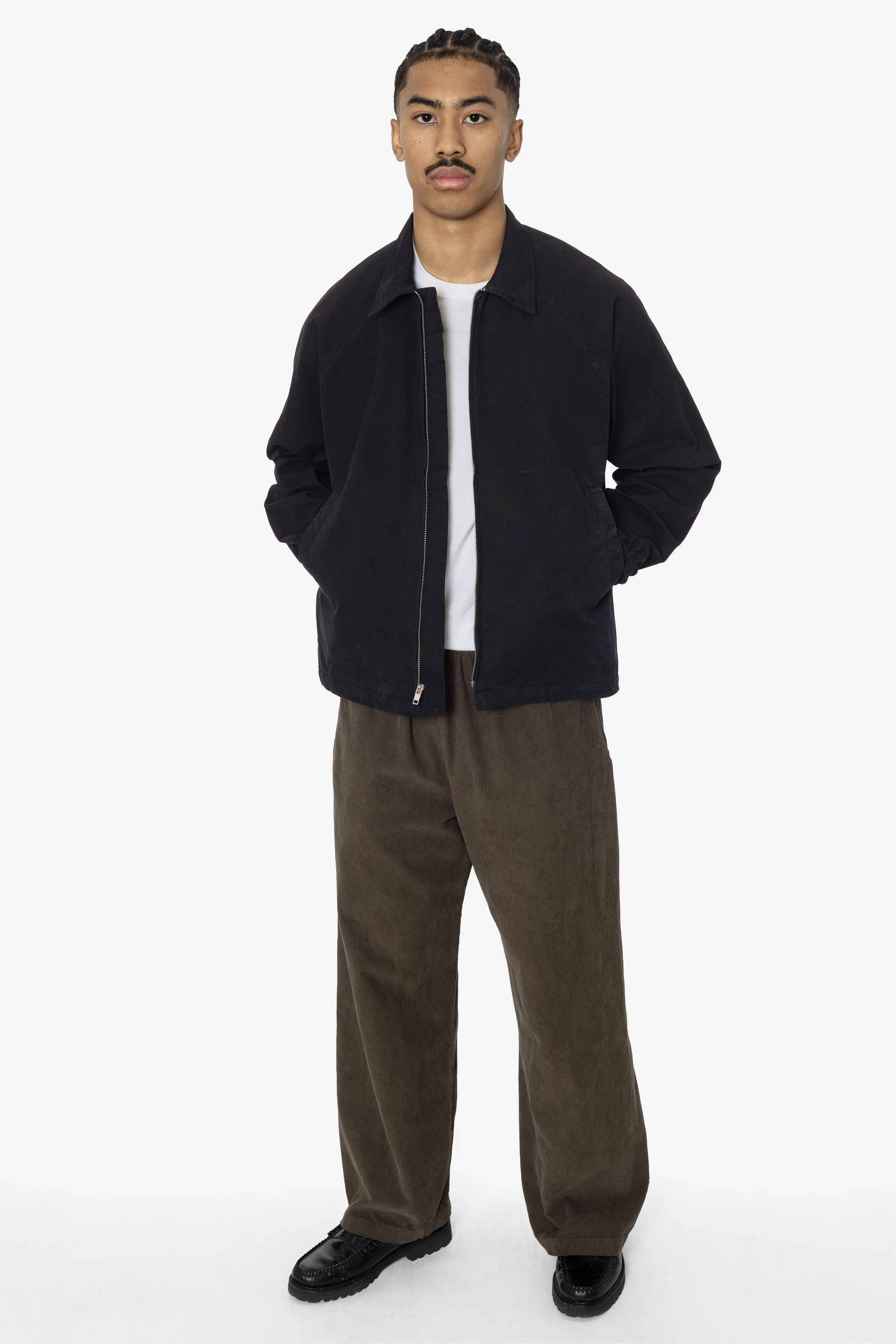 RHC401GD - 8oz Heavy Micro Canvas Zip-up Raglan Jacket - Image 5
