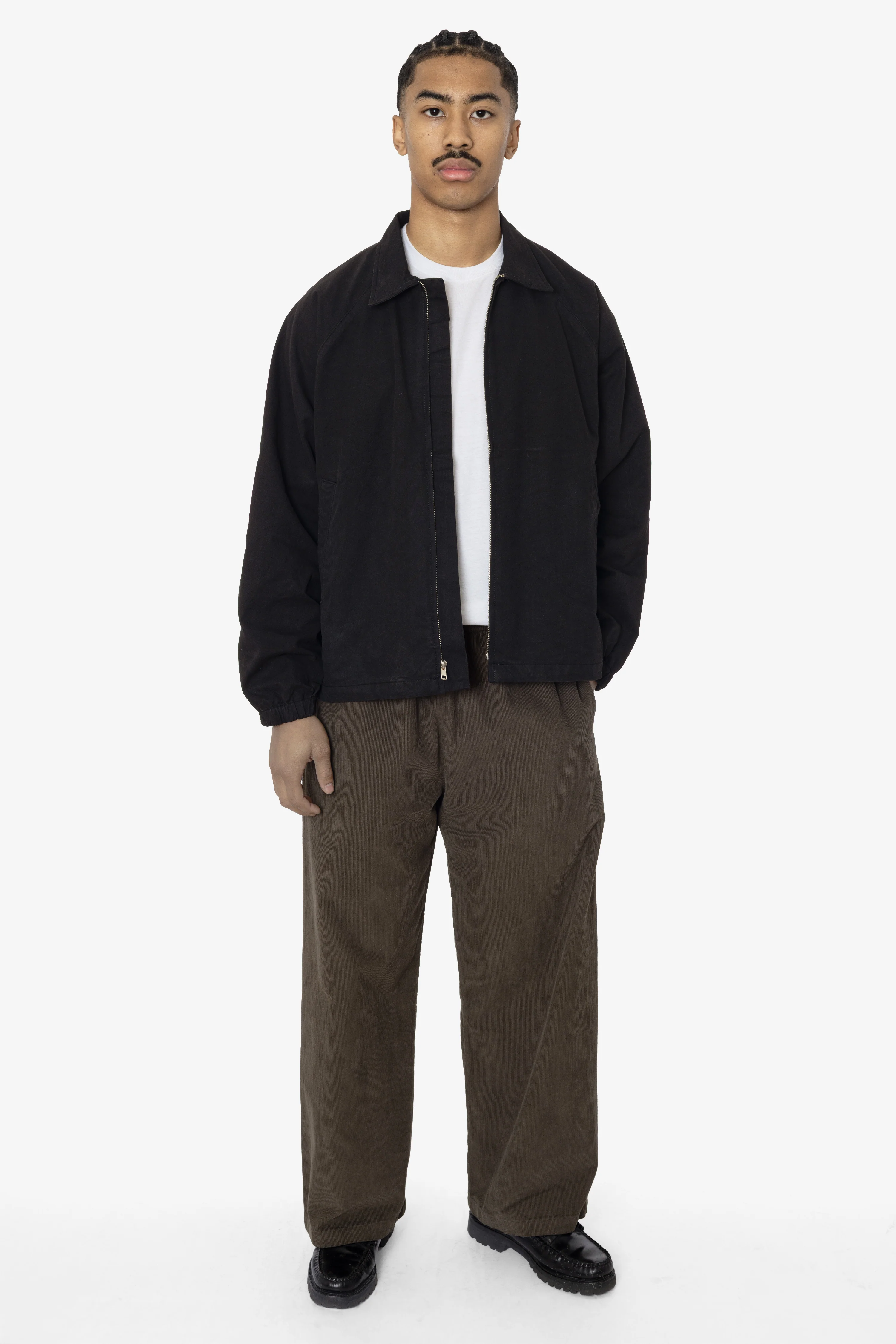 RHC401GD - 8oz Heavy Micro Canvas Zip-up Raglan Jacket - Image 6