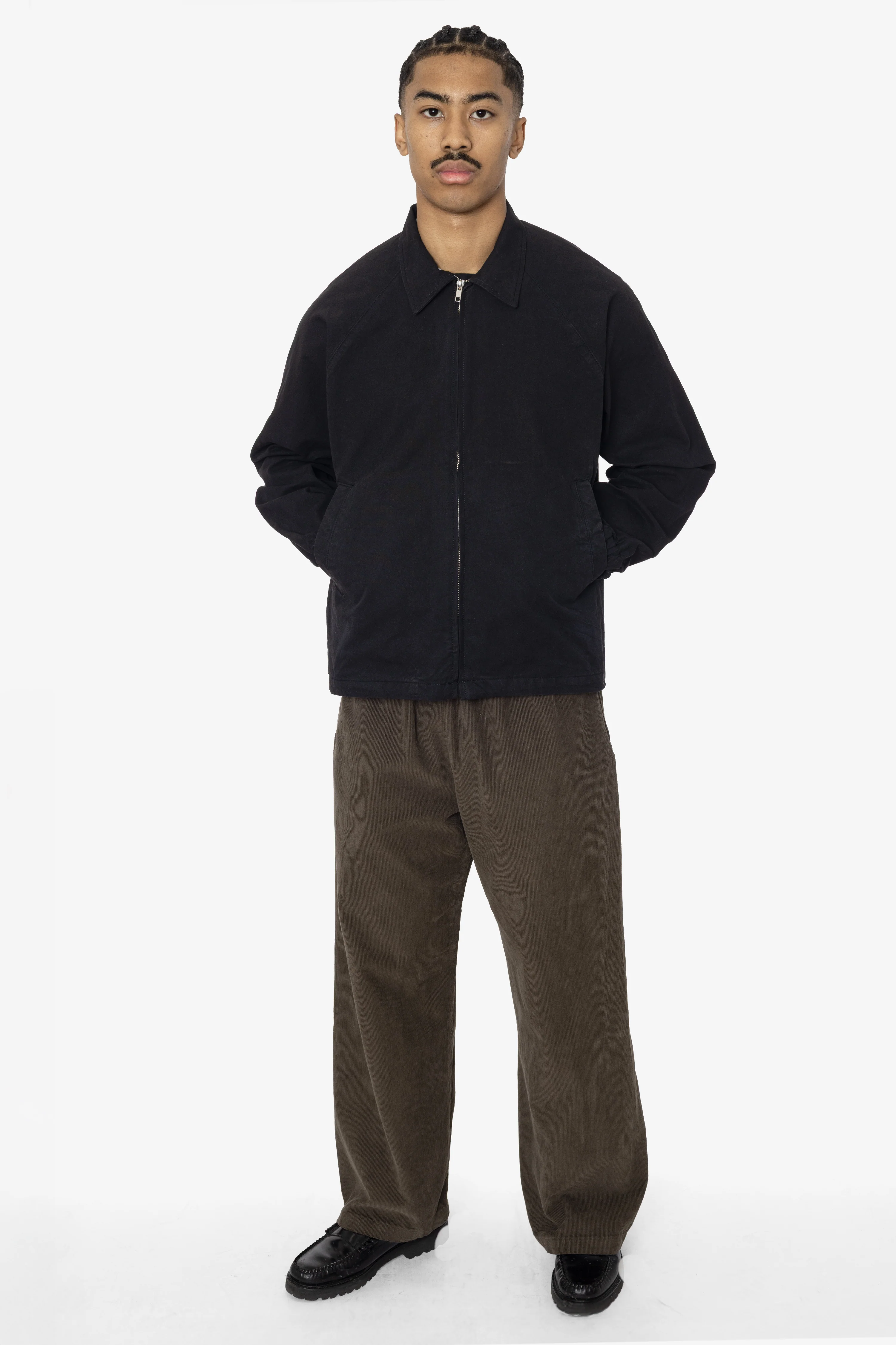 RHC401GD - 8oz Heavy Micro Canvas Zip-up Raglan Jacket - Image 7