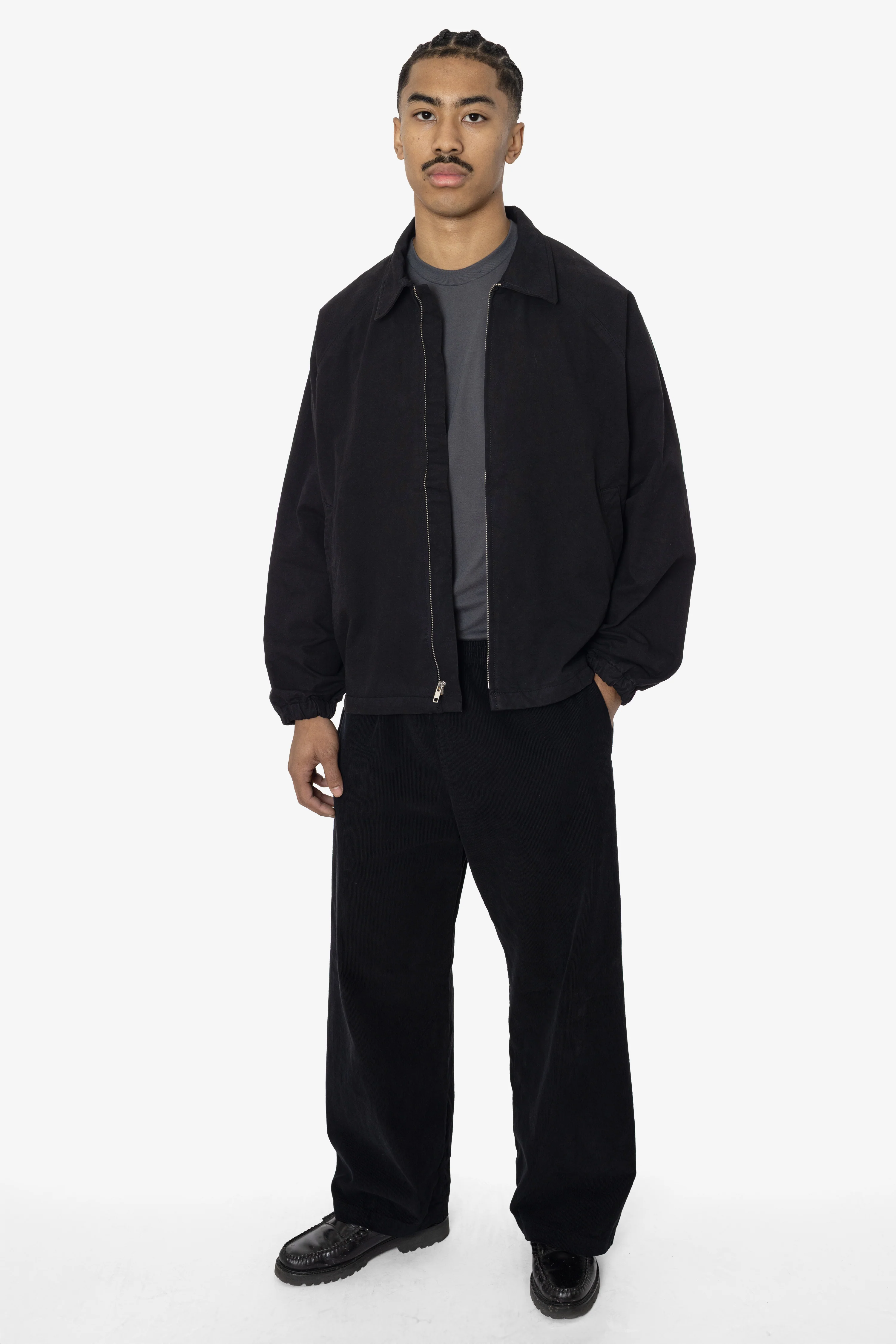 RHC401GD - 8oz Heavy Micro Canvas Zip-up Raglan Jacket - Image 9