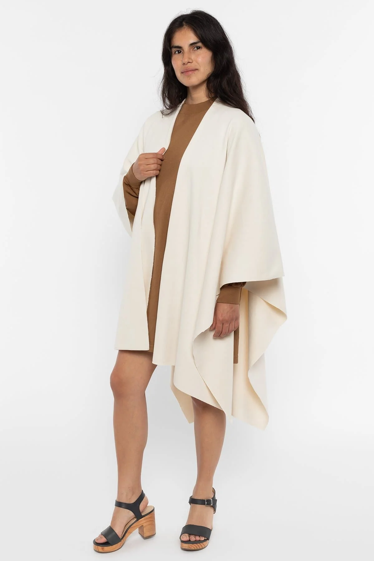 RHFR399GD - Heavy Cotton Rib Poncho - Image 10