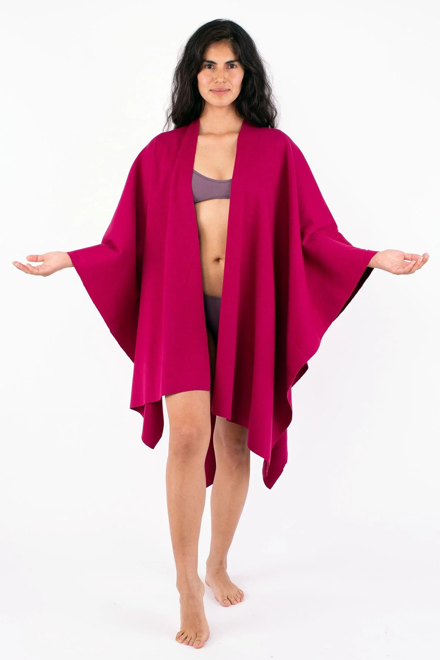 RHFR399GD - Heavy Cotton Rib Poncho - Image 11