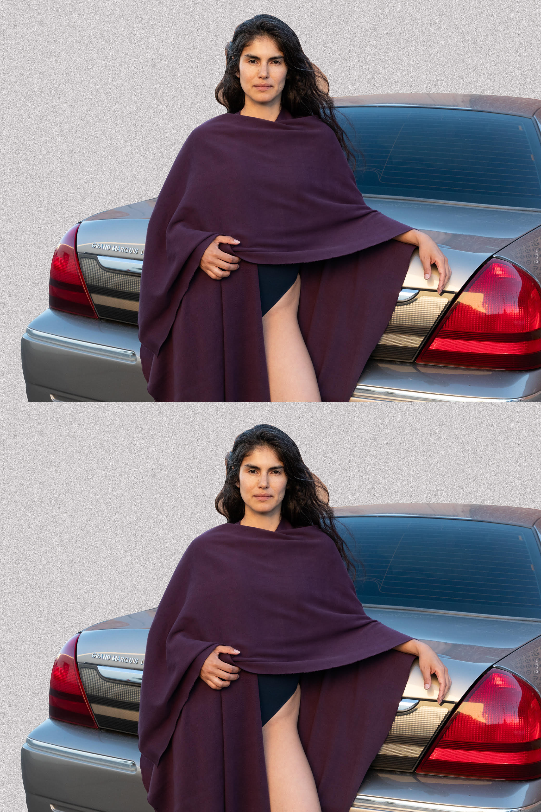 RHFR399GD - Heavy Cotton Rib Poncho - Image 14