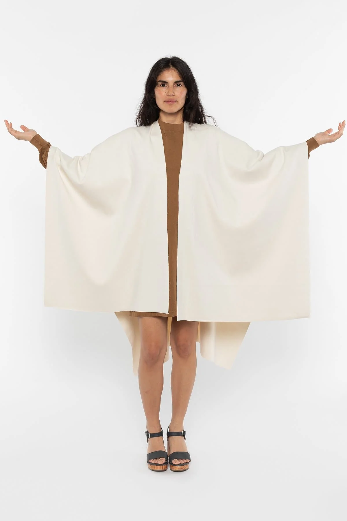 RHFR399GD - Heavy Cotton Rib Poncho - Image 16