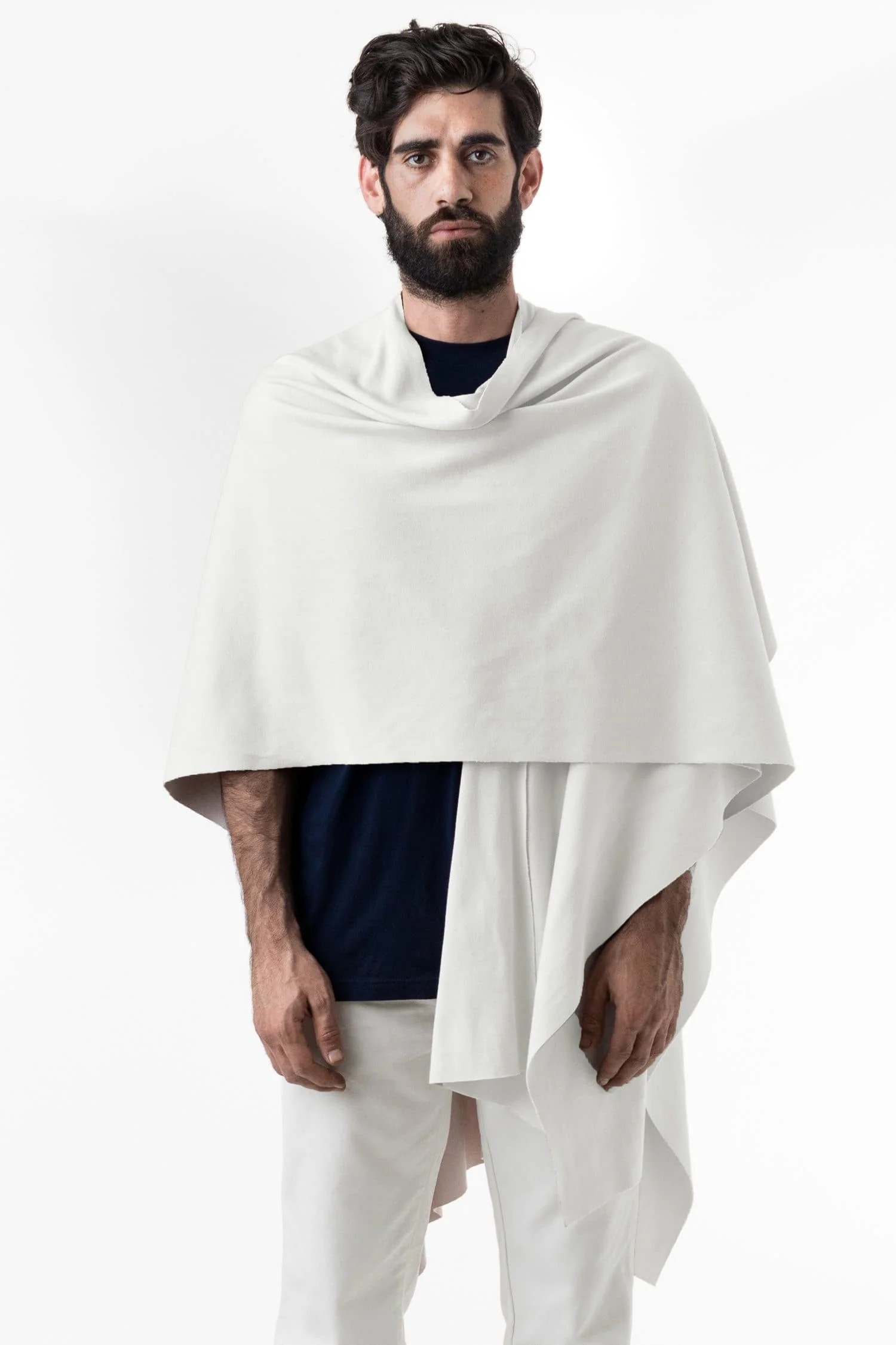 RHFR399GD - Heavy Cotton Rib Poncho - Image 17