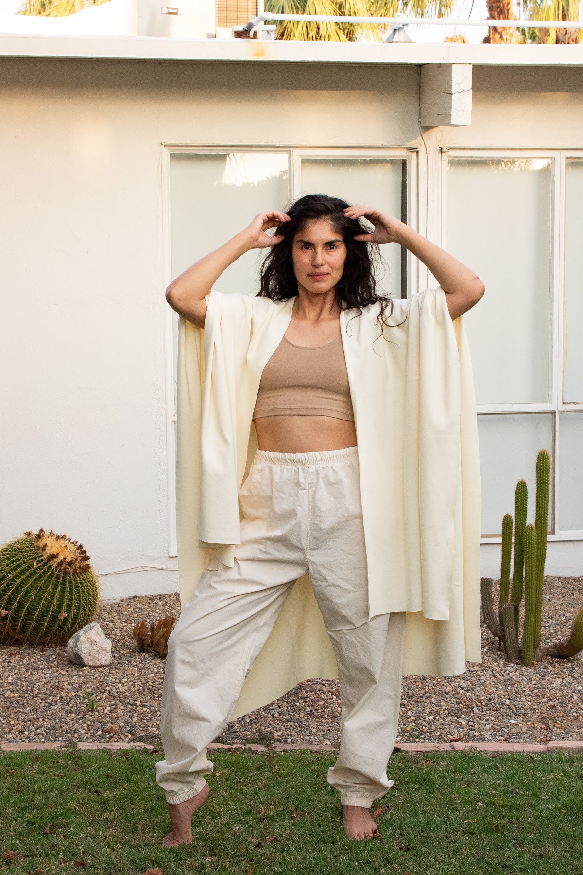 RHFR399GD - Heavy Cotton Rib Poncho - Image 19