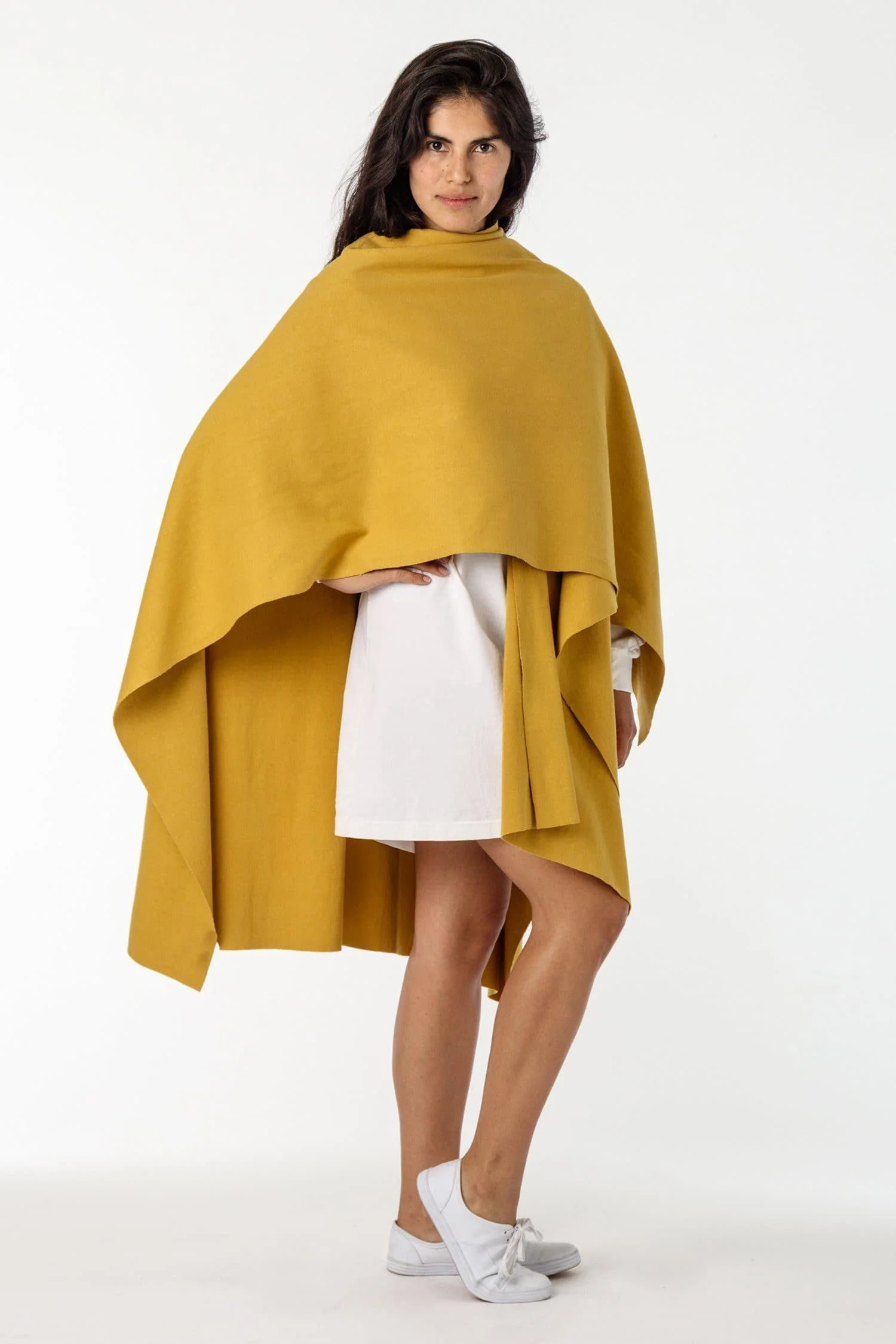 RHFR399GD - Heavy Cotton Rib Poncho - Image 4