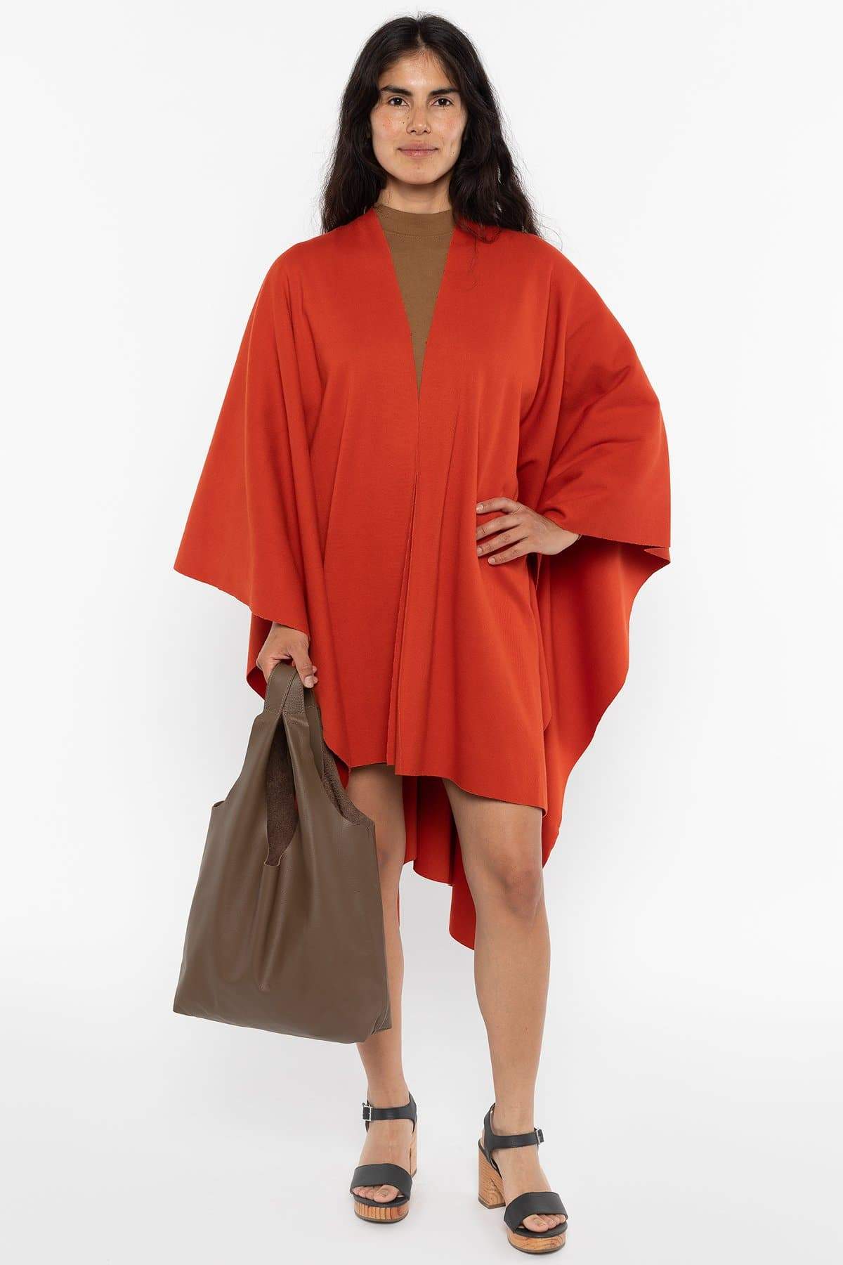 RHFR399GD - Heavy Cotton Rib Poncho - Image 8