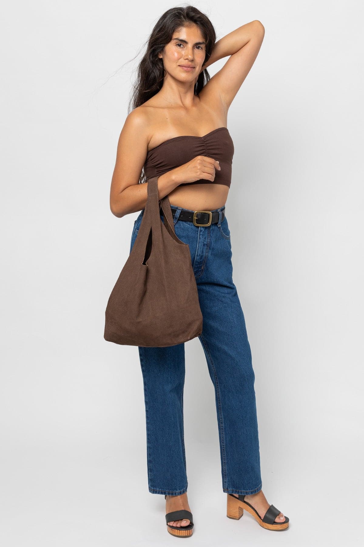 RLH3406 - Monochromatic Leather Shopping Bag - Image 10