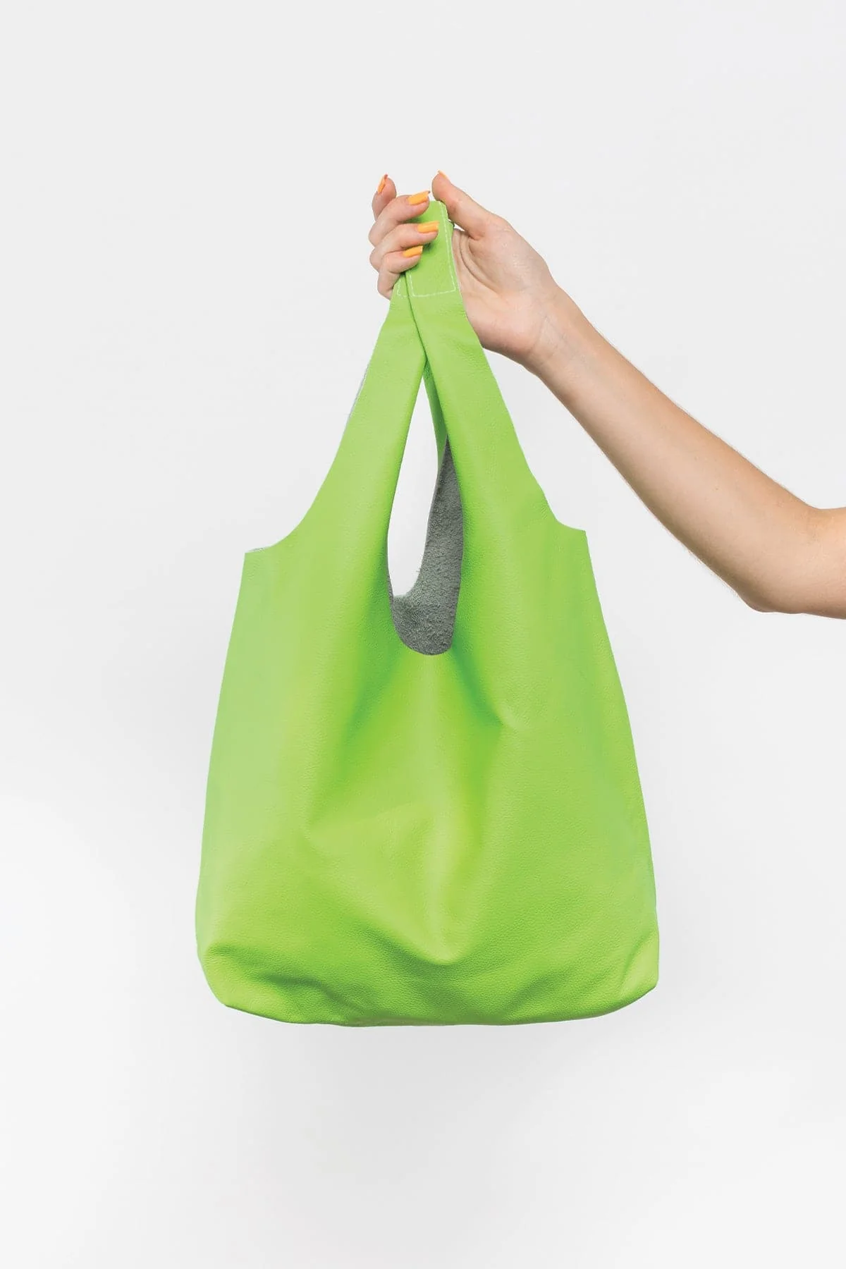 RLH3406 - Monochromatic Leather Shopping Bag - Image 103