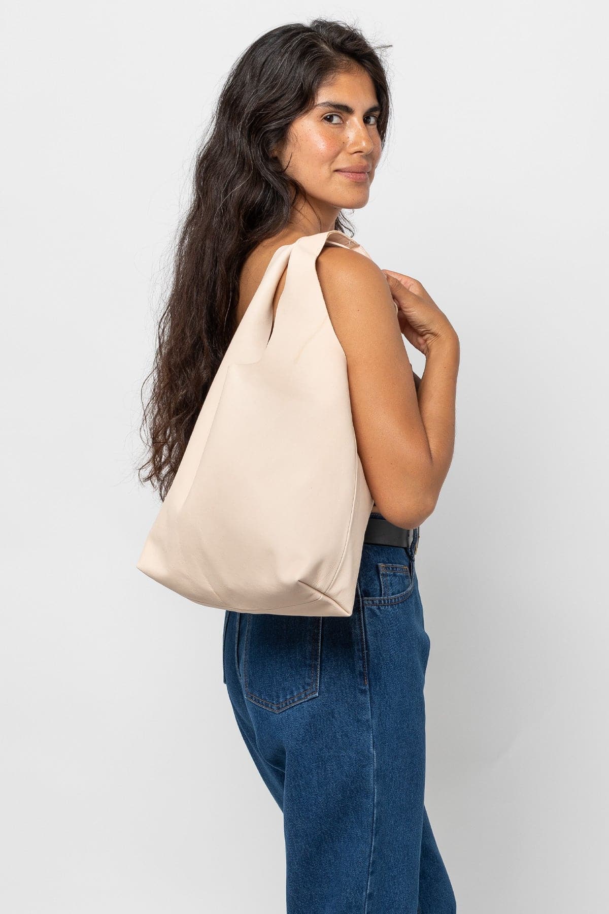 RLH3406 - Monochromatic Leather Shopping Bag - Image 11