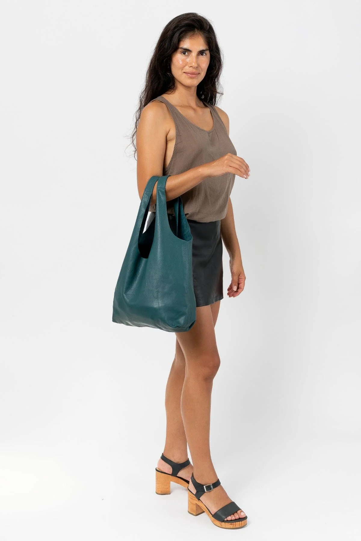 RLH3406 - Monochromatic Leather Shopping Bag - Image 34