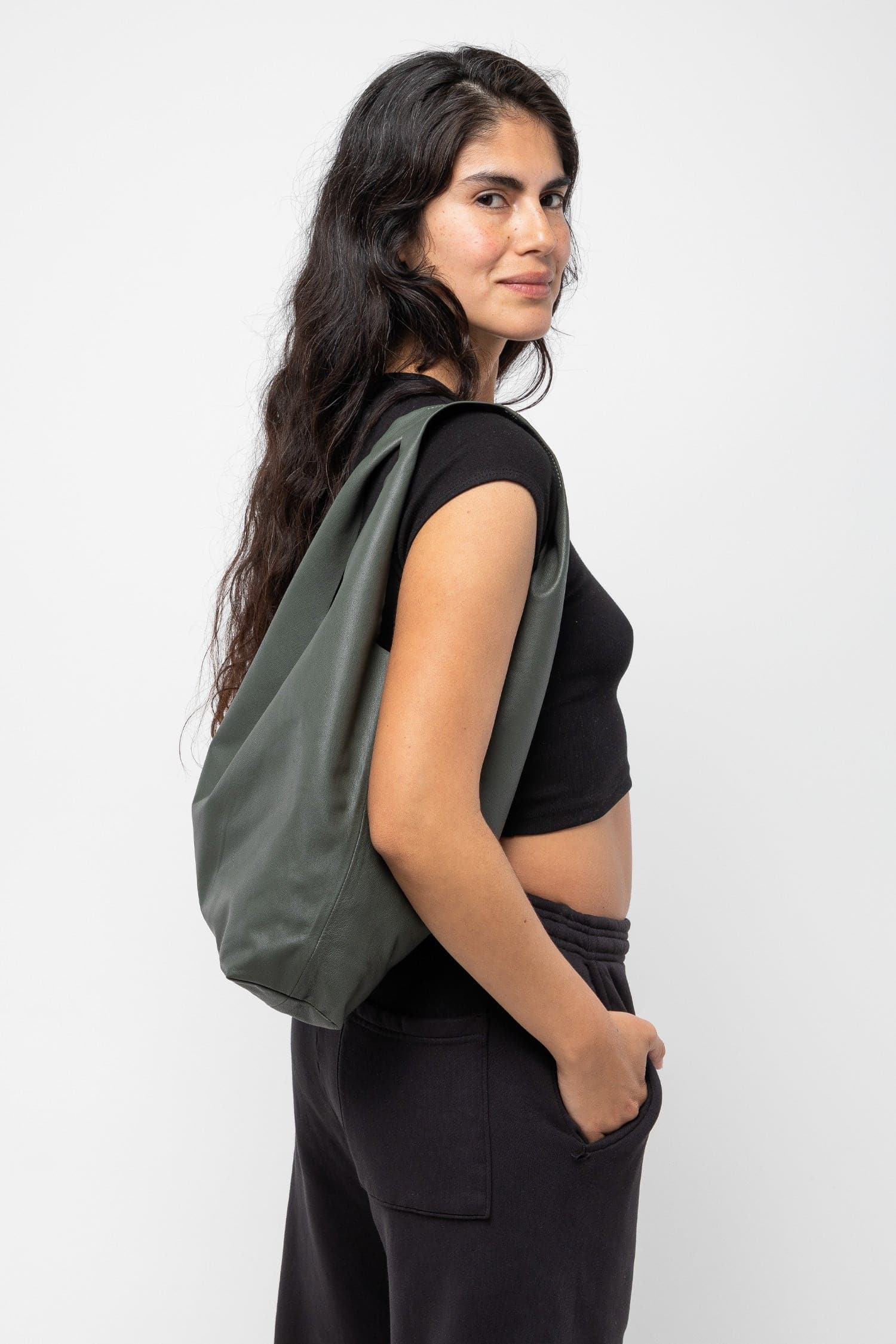RLH3406 - Monochromatic Leather Shopping Bag - Image 40