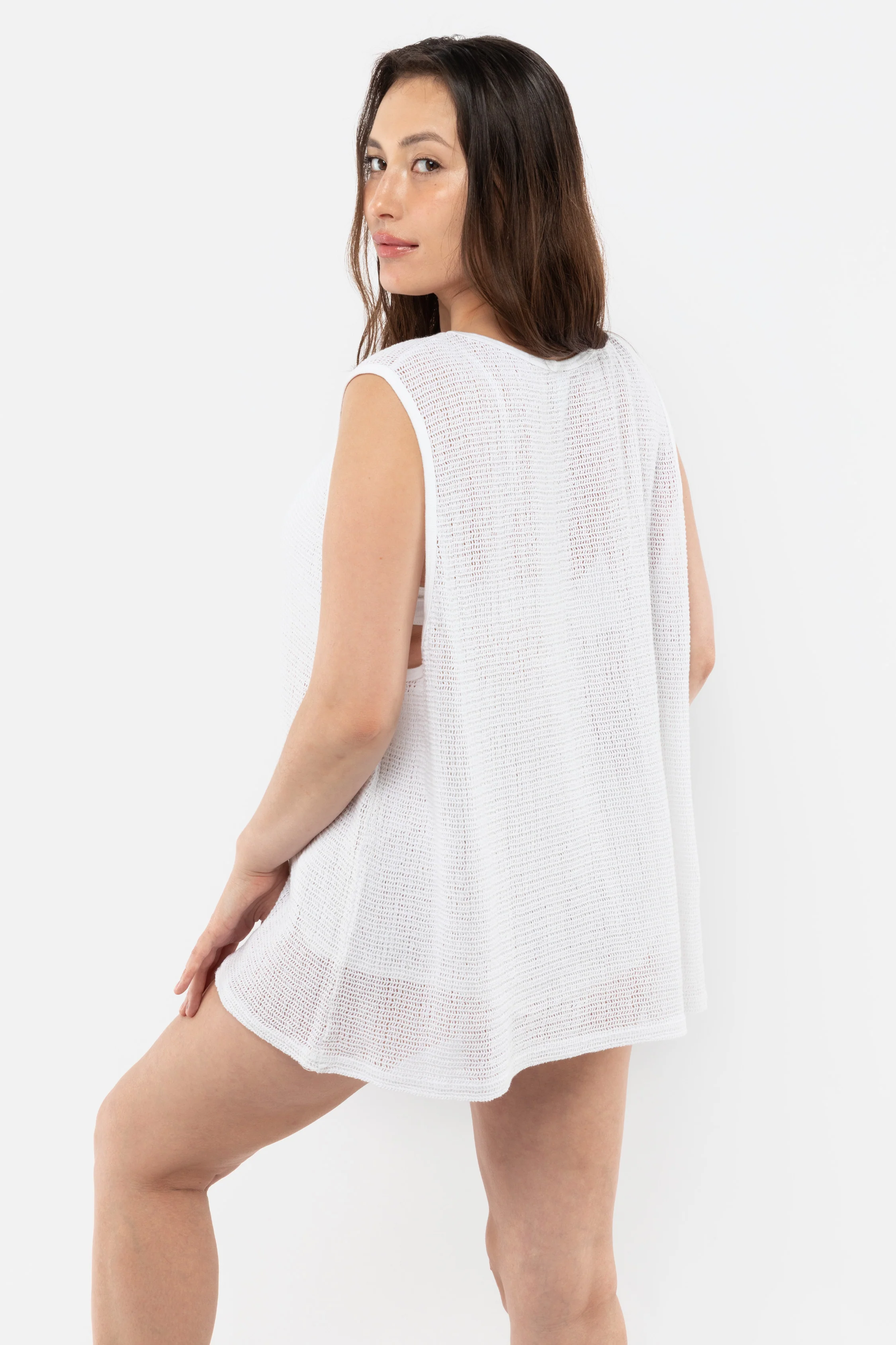 RIN15GD - Unisex Cotton Fishnet Tank Top - Image 24
