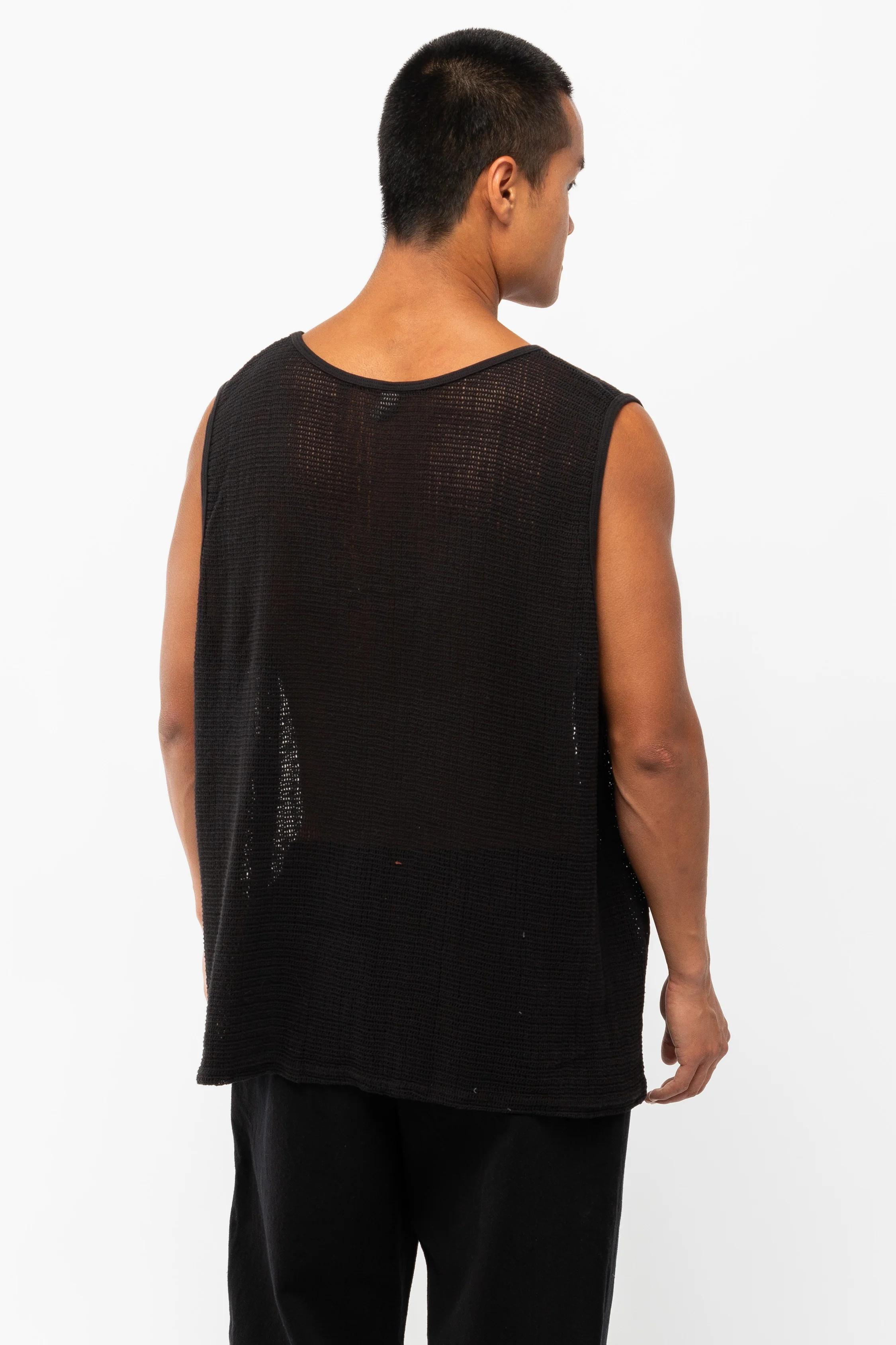 RIN15GD - Unisex Cotton Fishnet Tank Top - Image 32
