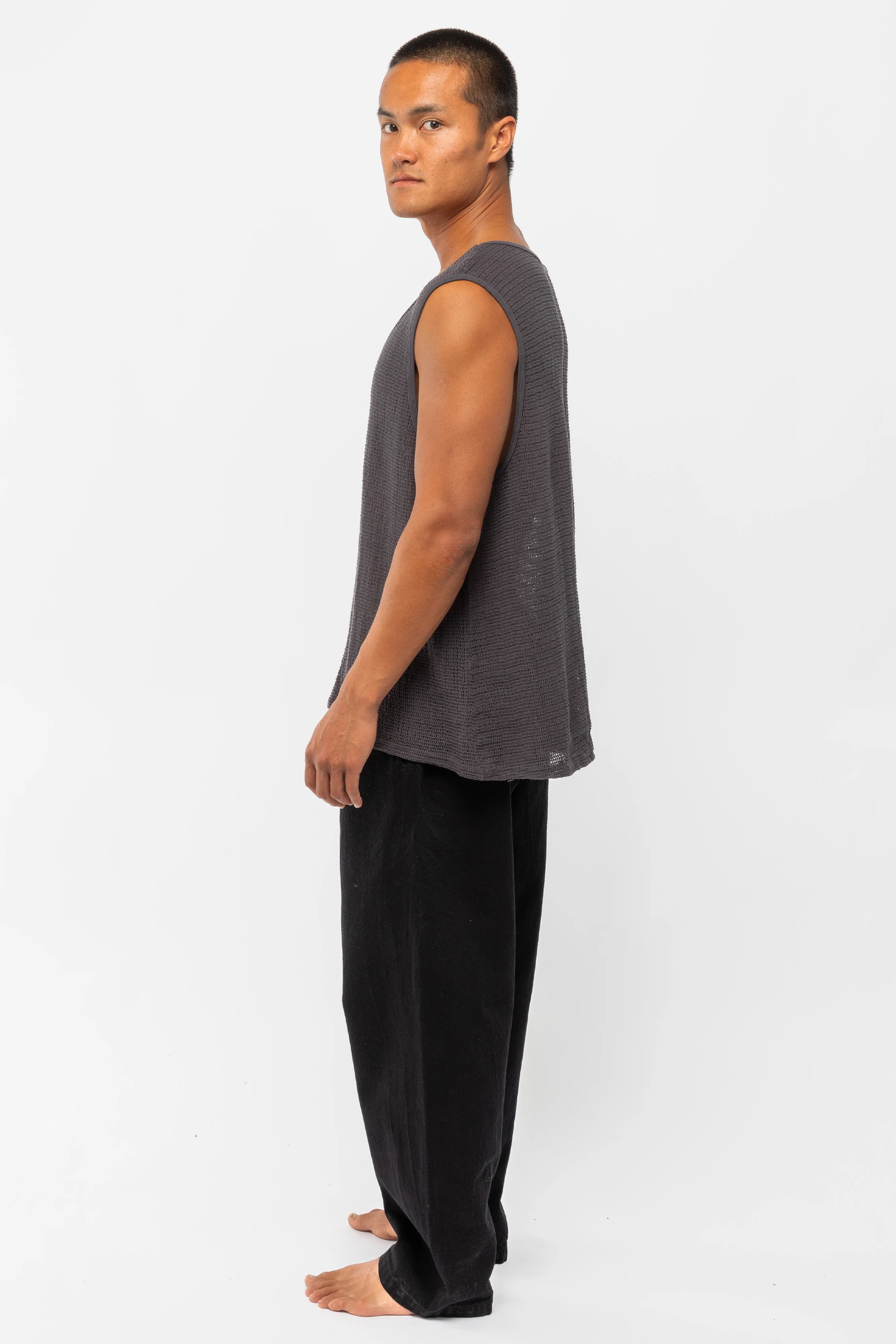 RIN15GD - Unisex Cotton Fishnet Tank Top - Image 39