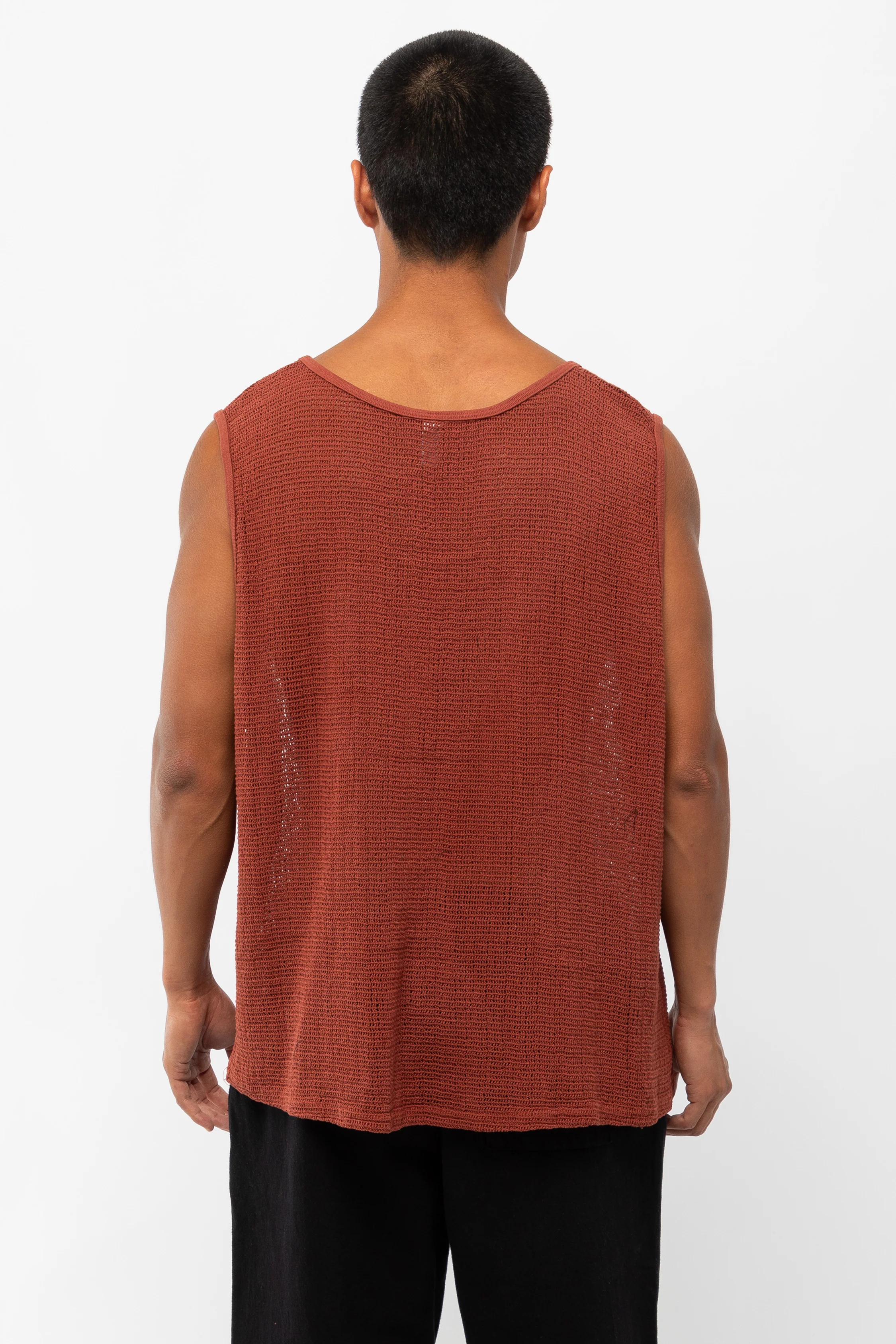 RIN15GD - Unisex Cotton Fishnet Tank Top - Image 46
