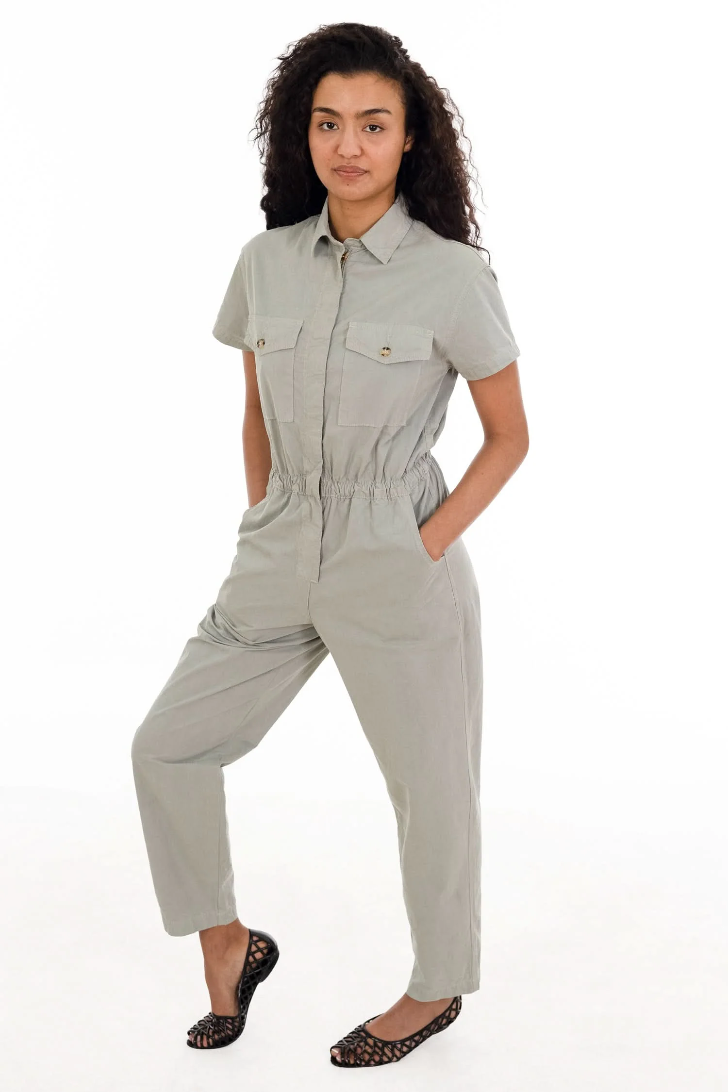RJC3201GD - Short Sleeve Utility Jumpsuit - Image 15