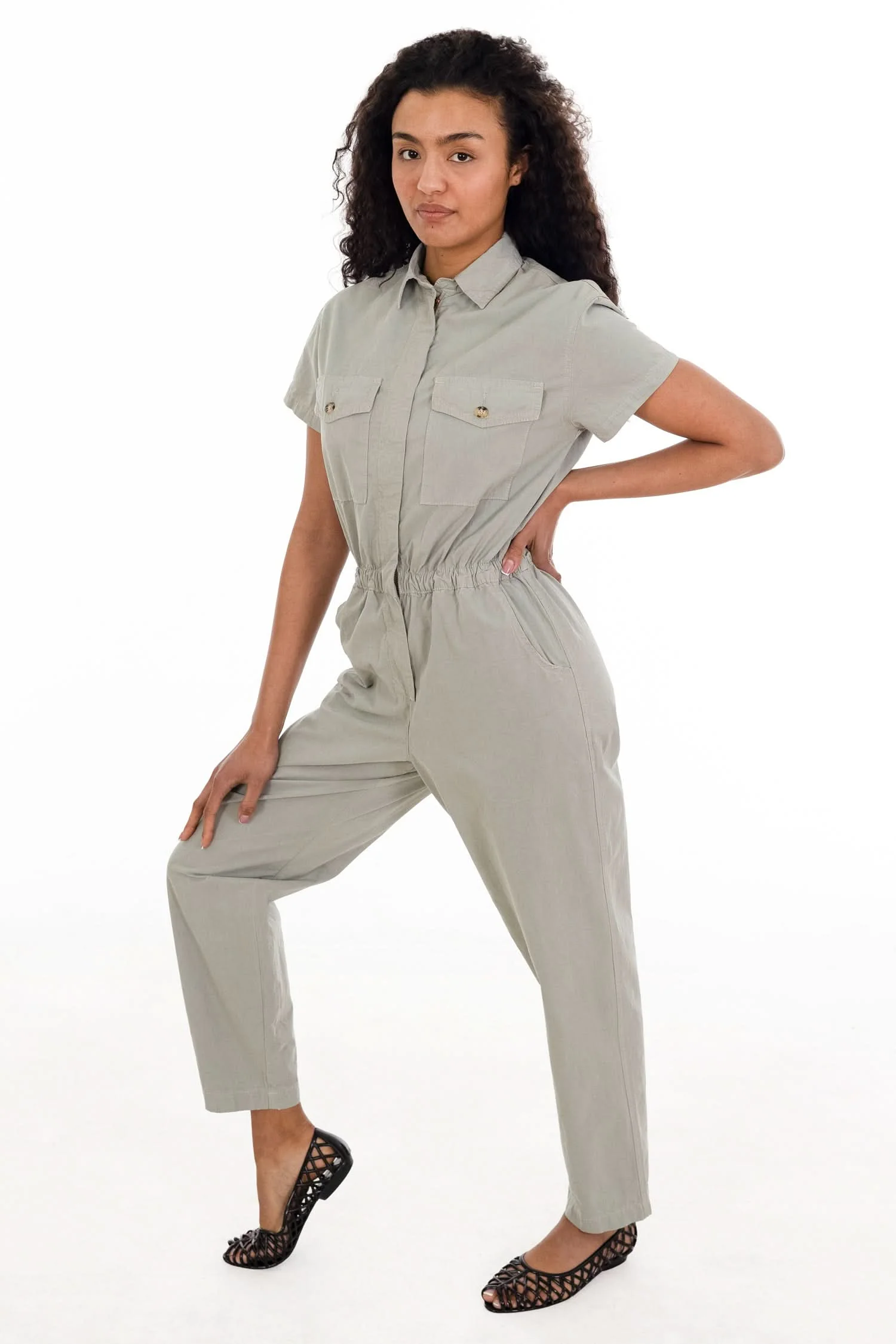 RJC3201GD - Short Sleeve Utility Jumpsuit - Image 21