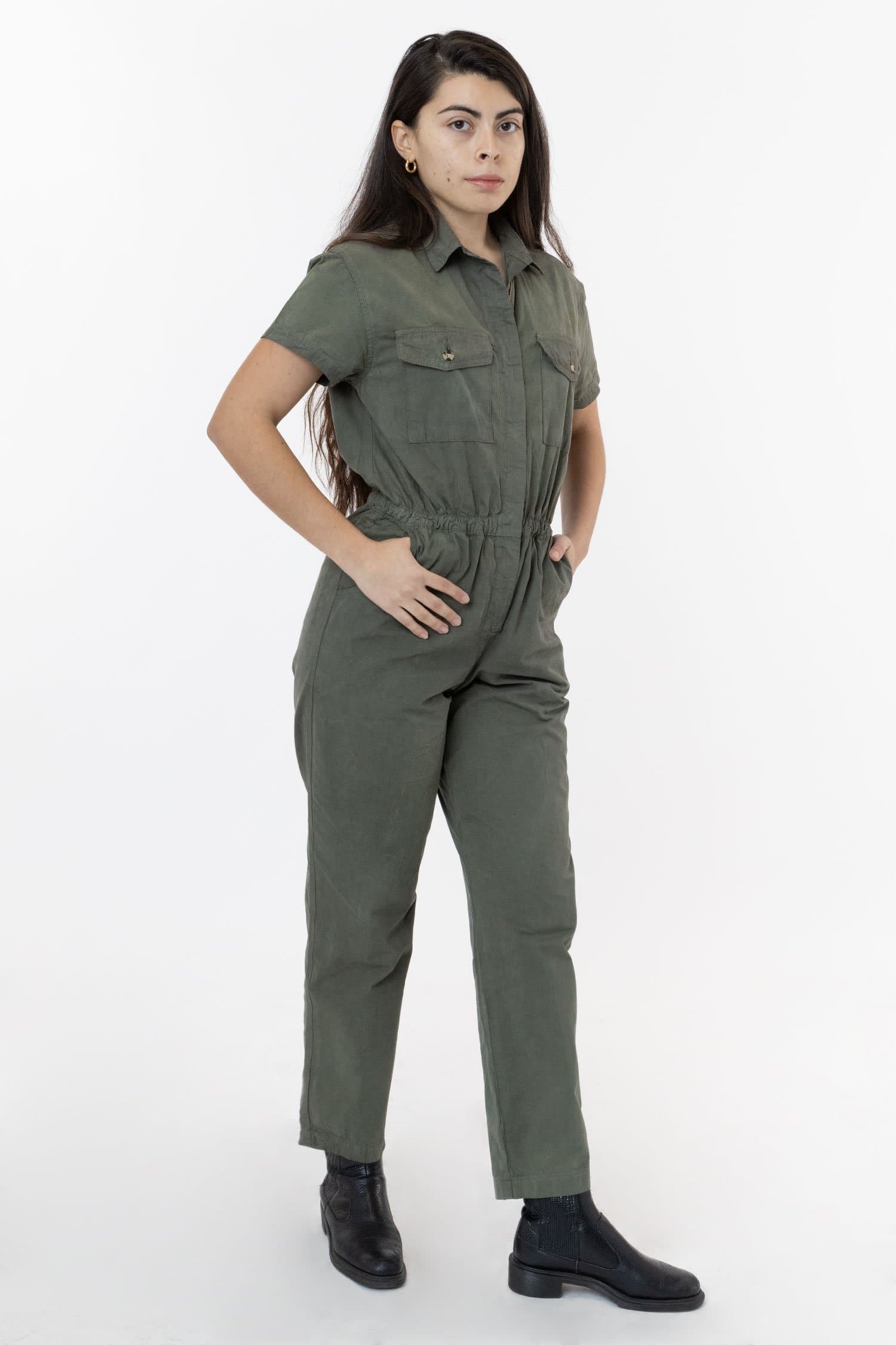 RJC3201GD - Short Sleeve Utility Jumpsuit - Image 5