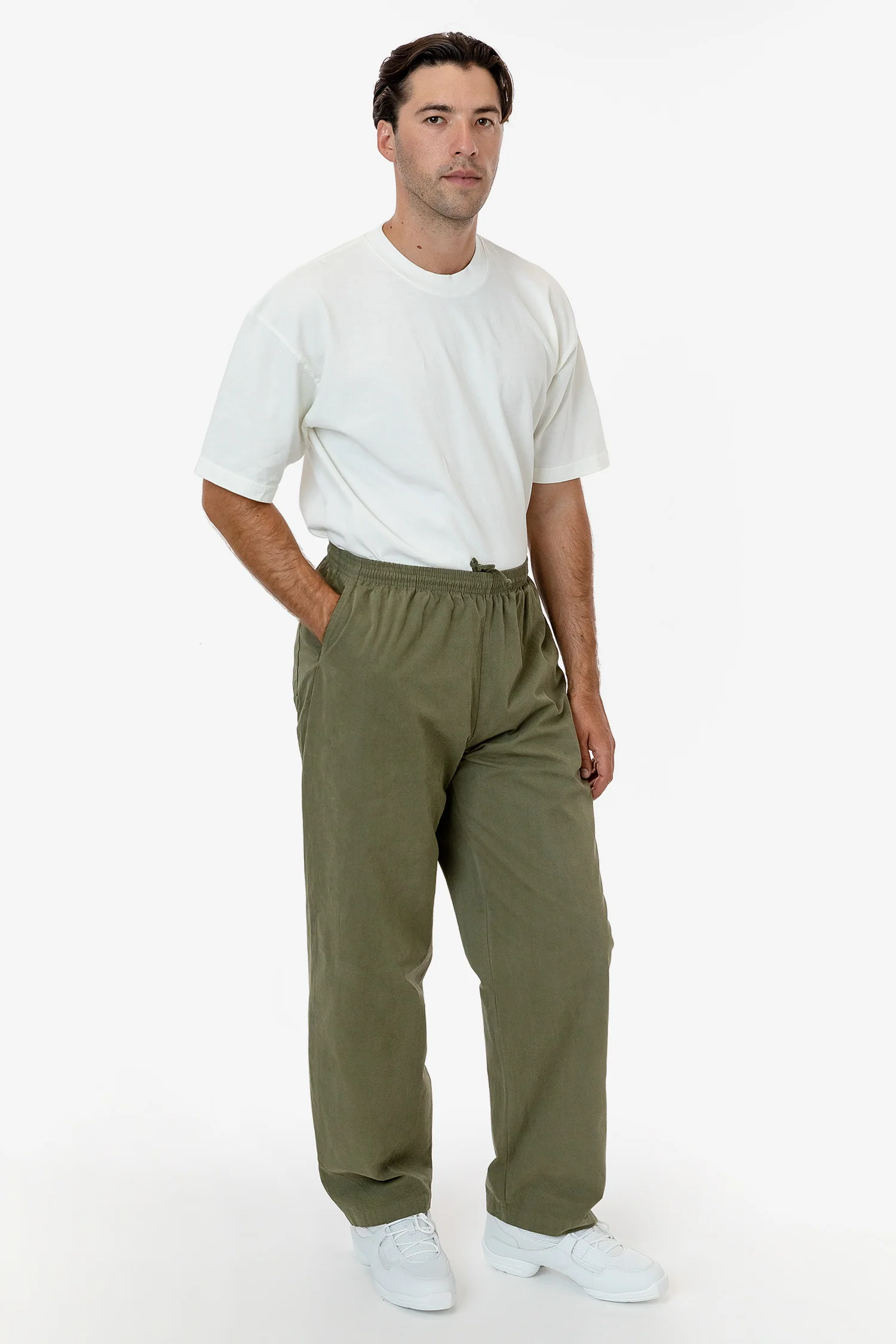 RJC405GD - Cotton Poplin Wide Leg Pant - Image 5