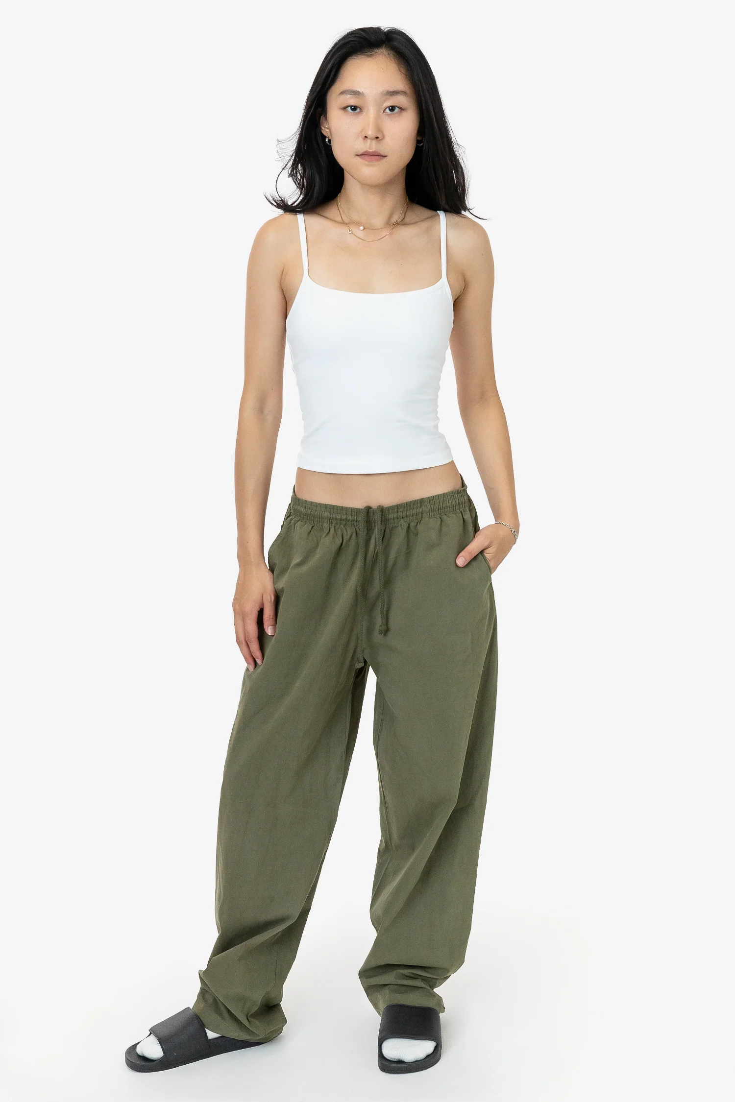 RJC405GD Unisex - Cotton Poplin Wide Leg Pant - Image 3