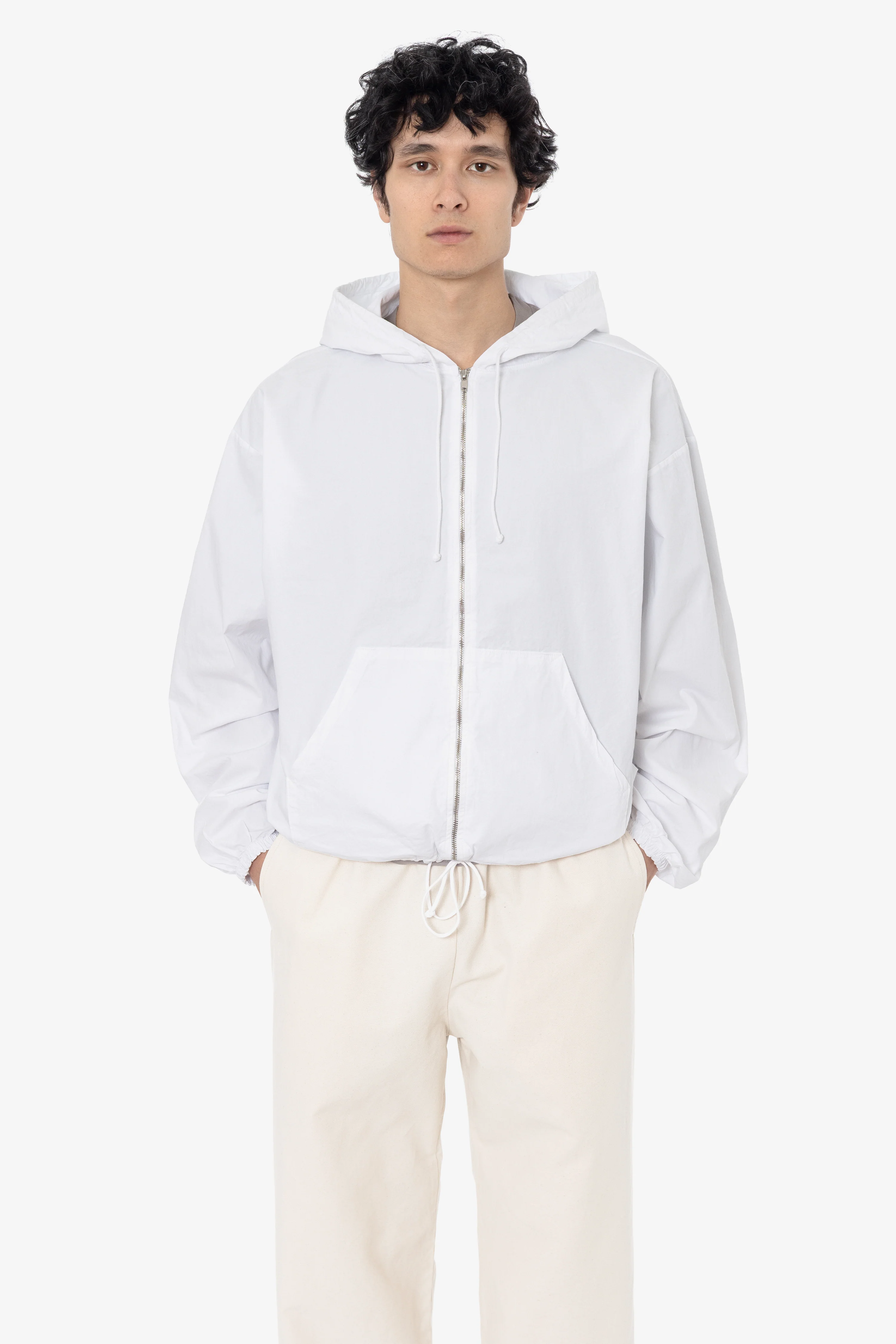 RJC410GD - Cotton Poplin Zip-Up Hooded Jacket - Image 16