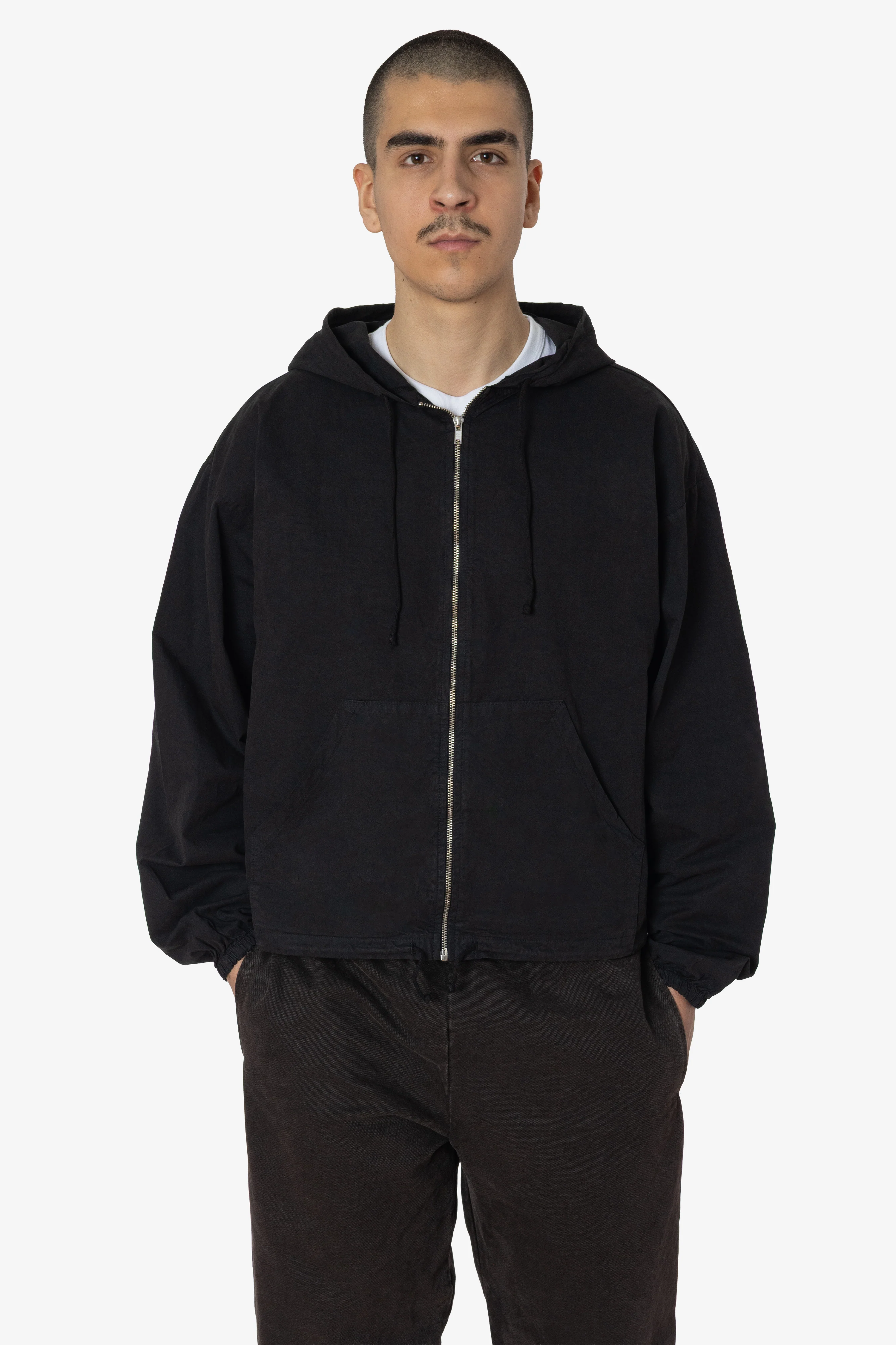 RJC410GD - Cotton Poplin Zip-Up Hooded Jacket - Image 28