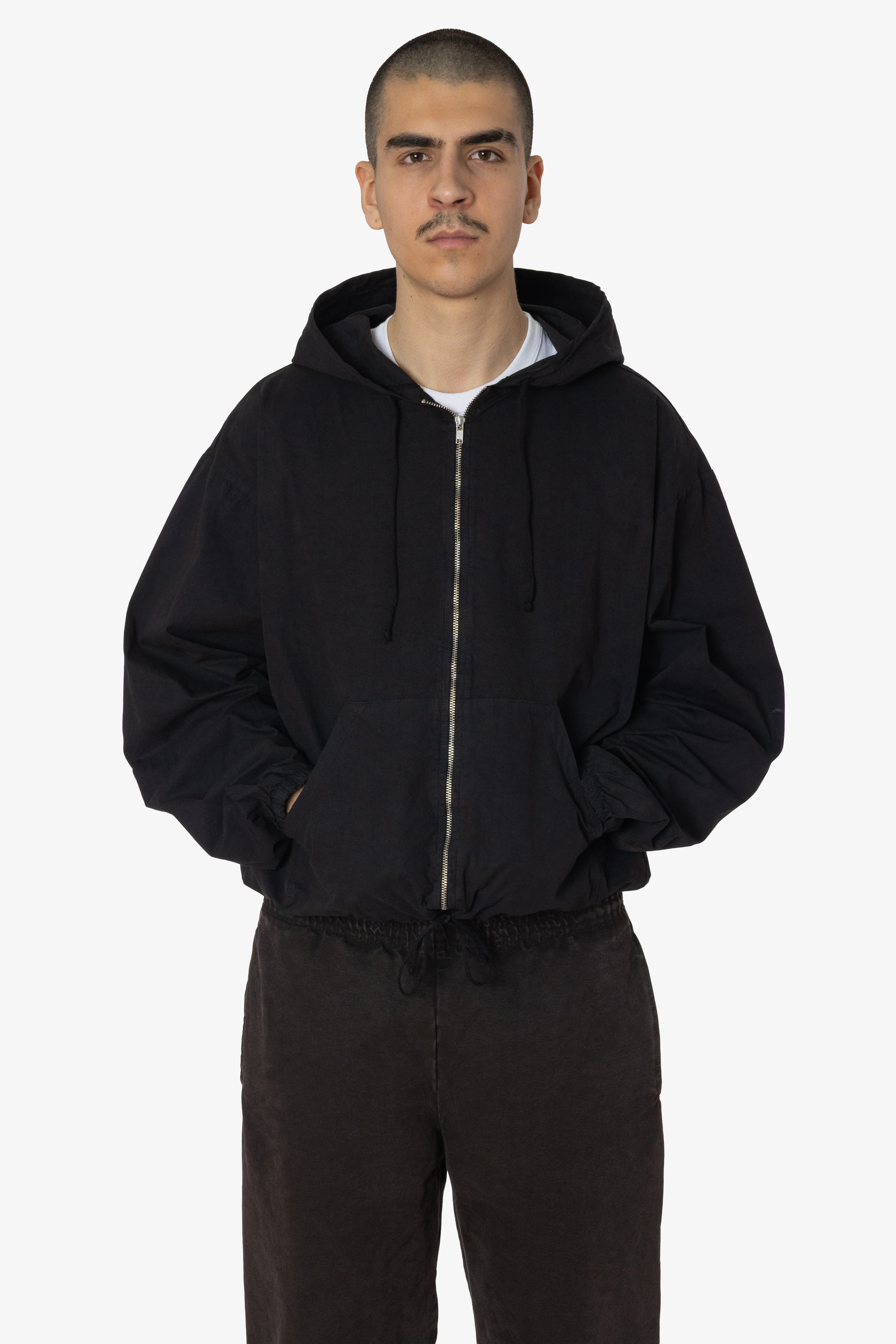 RJC410GD - Cotton Poplin Zip-Up Hooded Jacket - Image 29