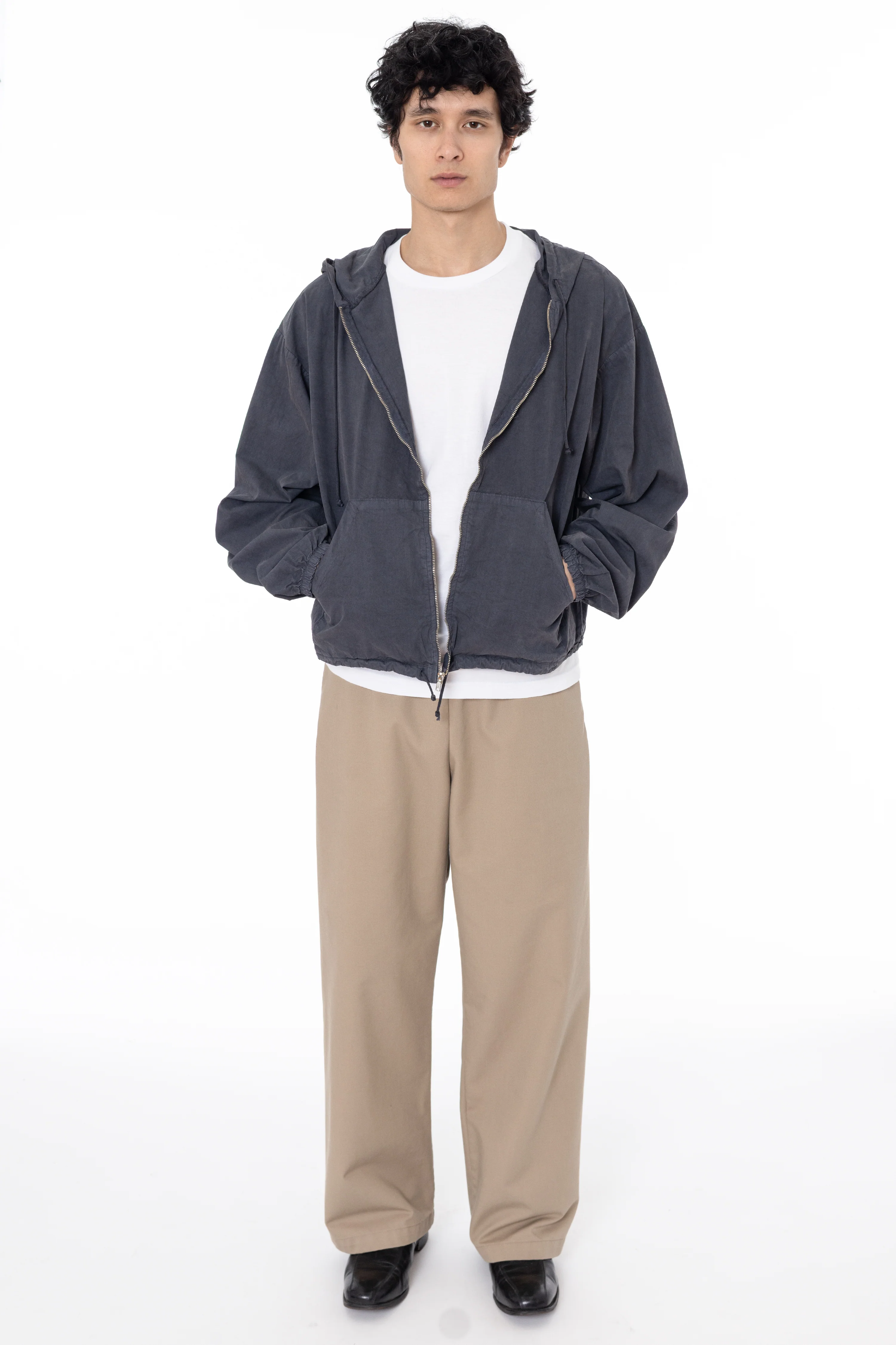 RJC410GD - Cotton Poplin Zip-Up Hooded Jacket - Image 3