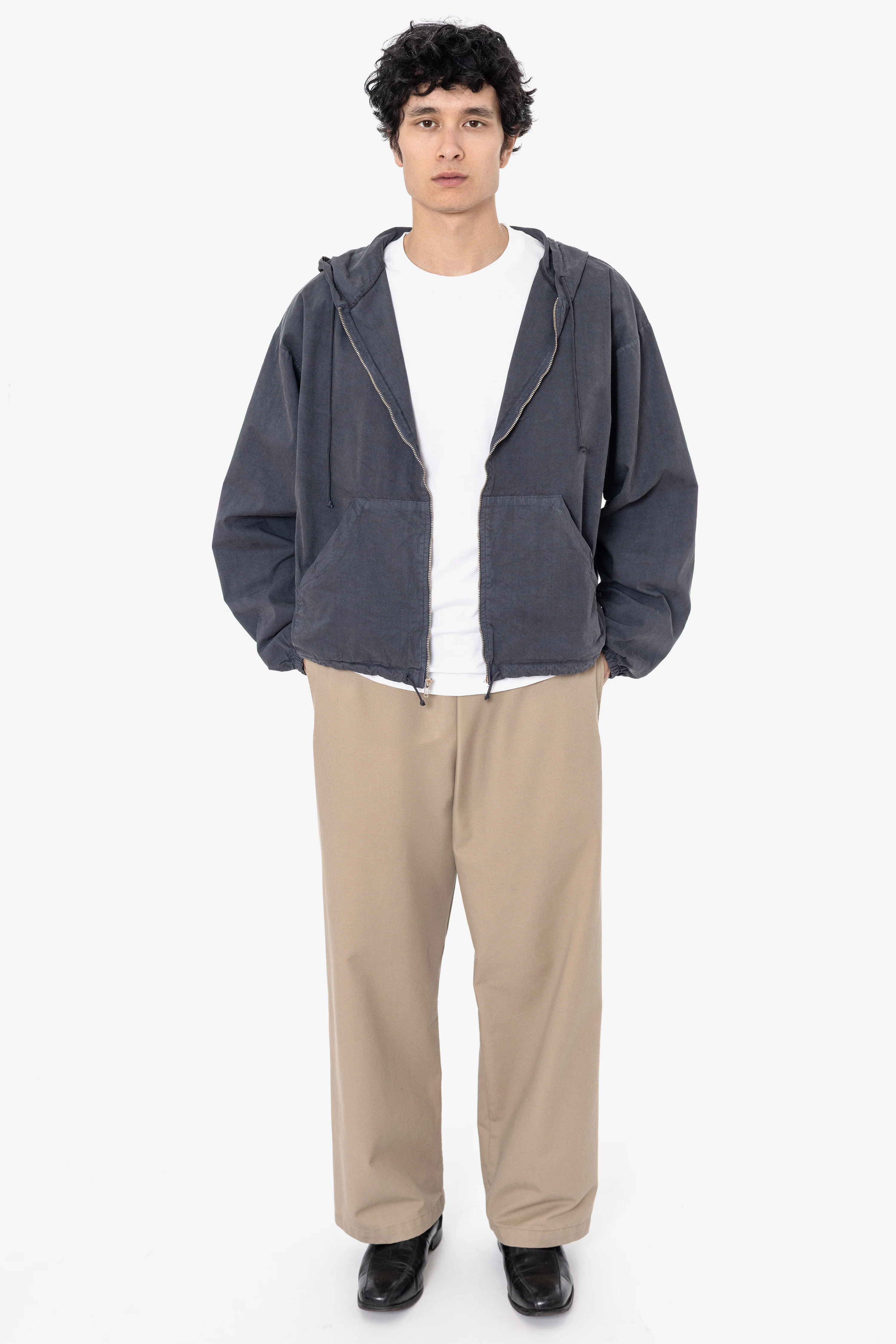RJC410GD - Cotton Poplin Zip-Up Hooded Jacket - Image 4