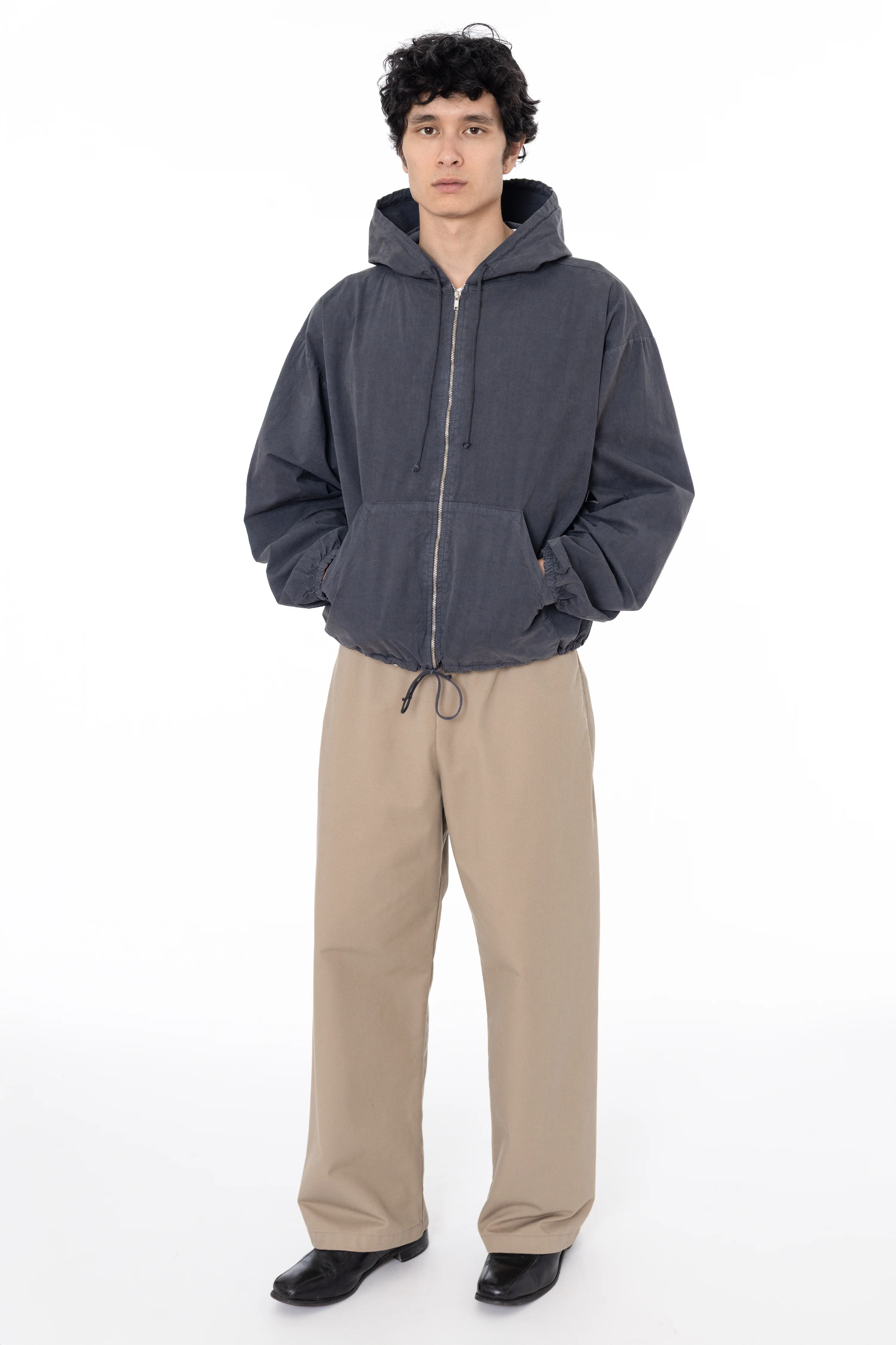 RJC410GD - Cotton Poplin Zip-Up Hooded Jacket - Image 6