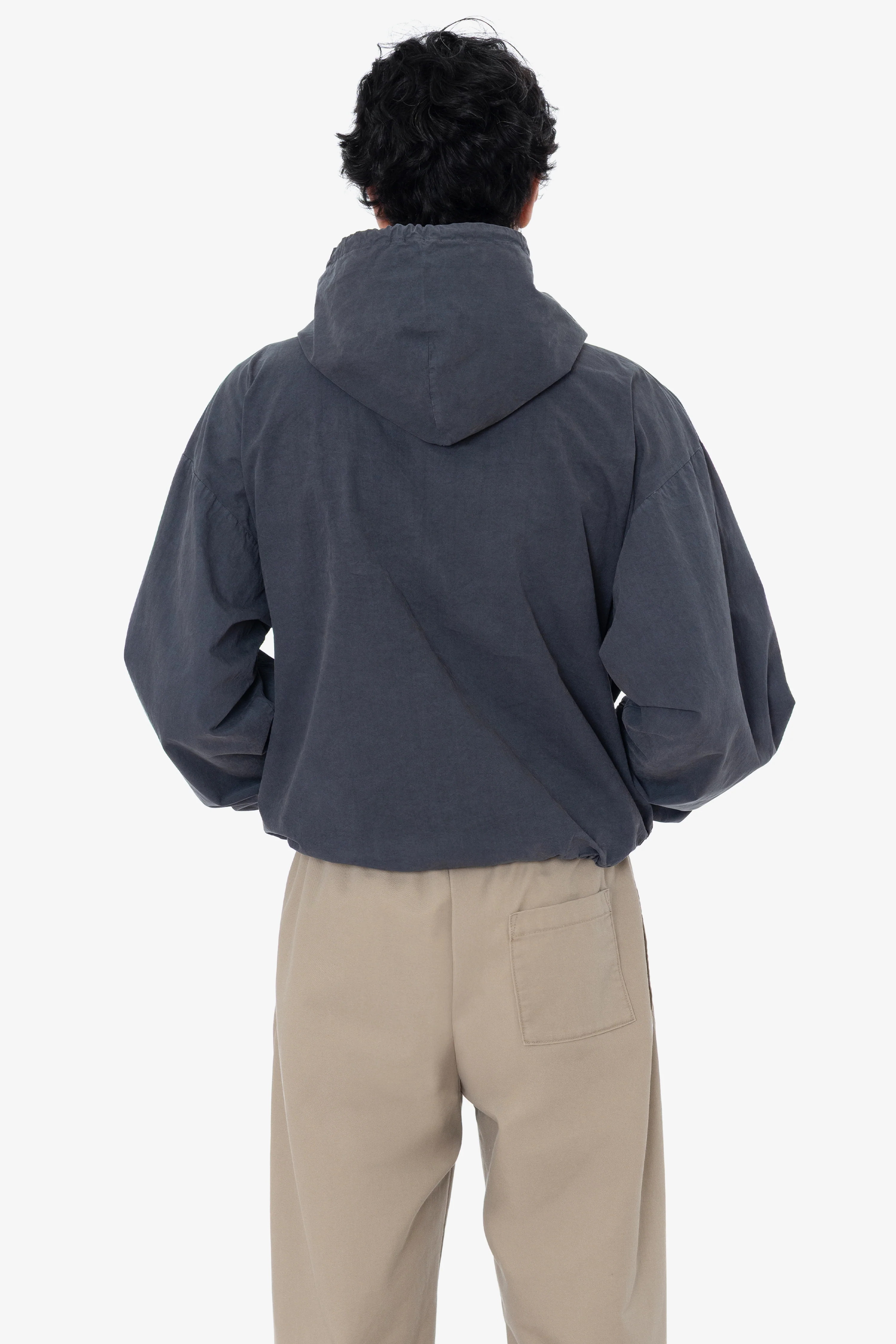 RJC410GD - Cotton Poplin Zip-Up Hooded Jacket - Image 9