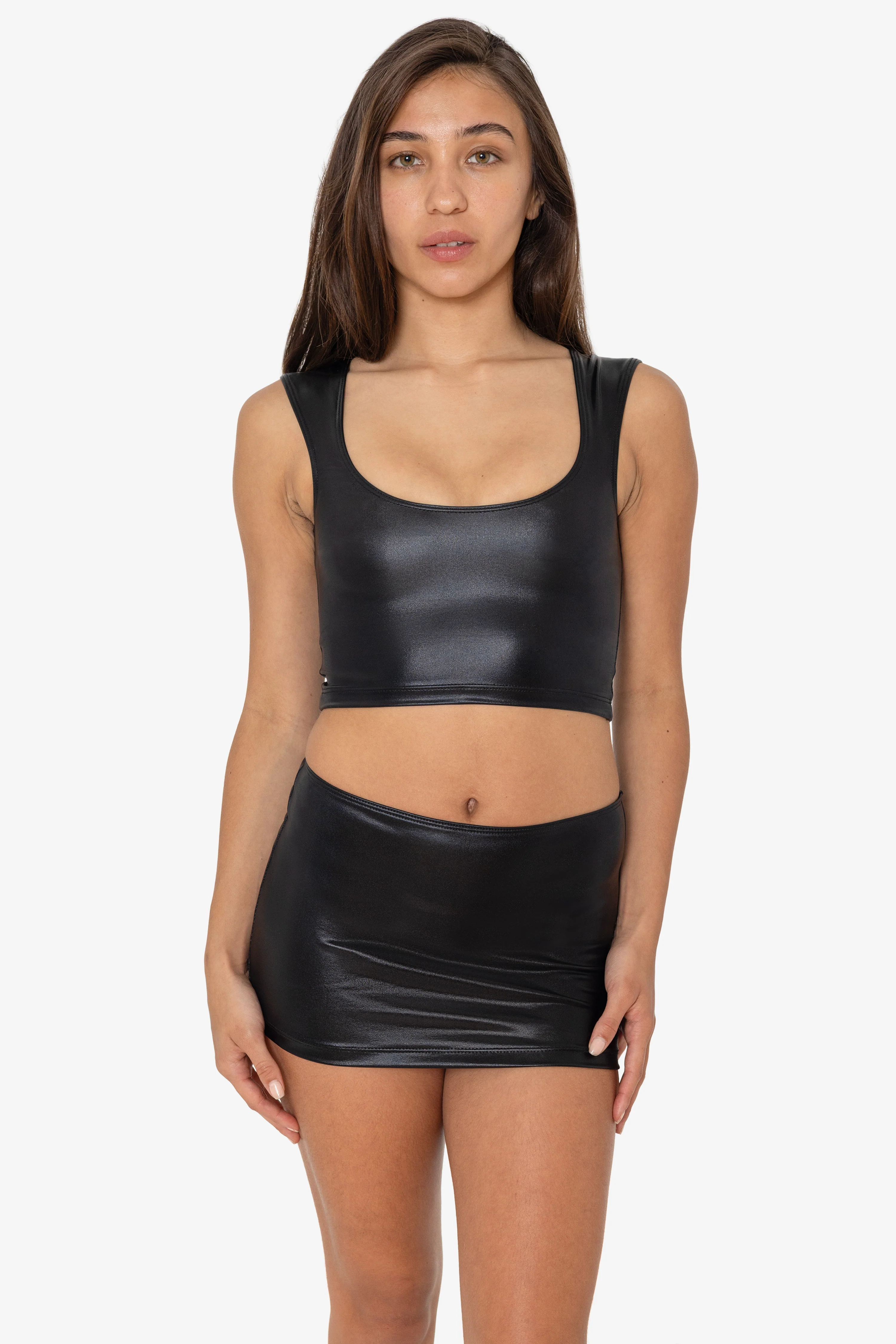RLA355 - Lamé Squareneck Tank Top - Image 12