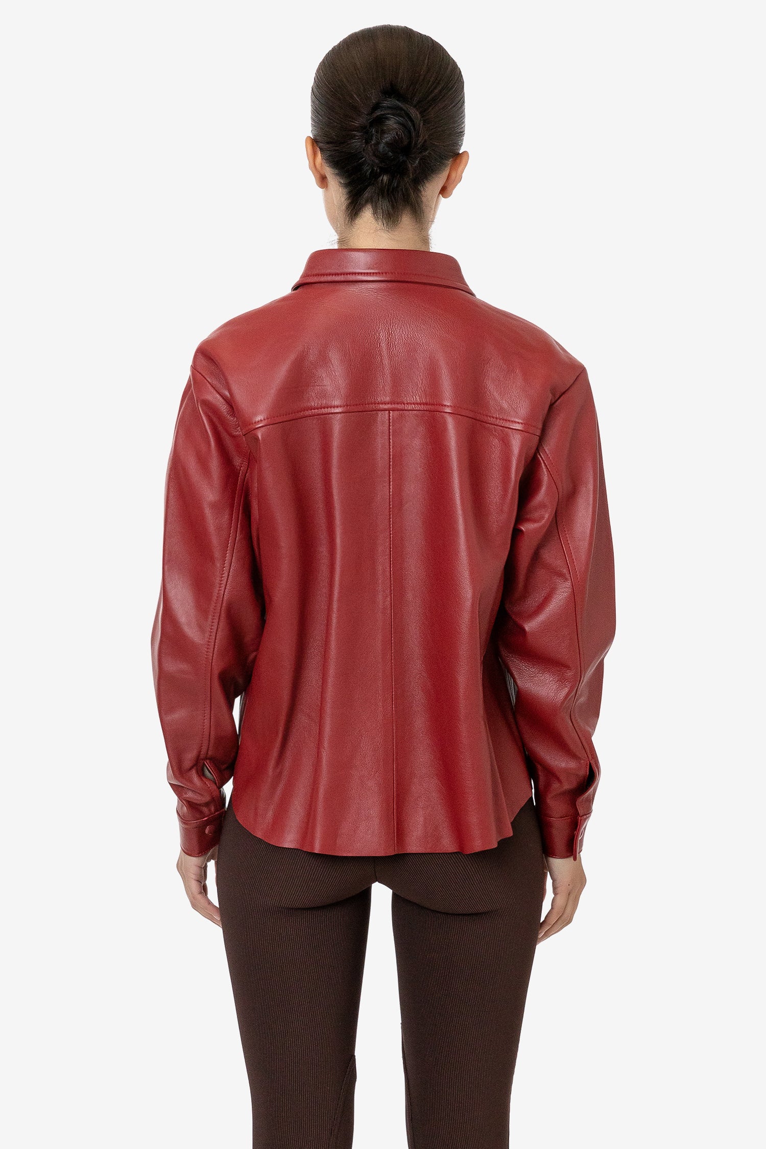 RLH3027 - Leather Button Up - Image 15