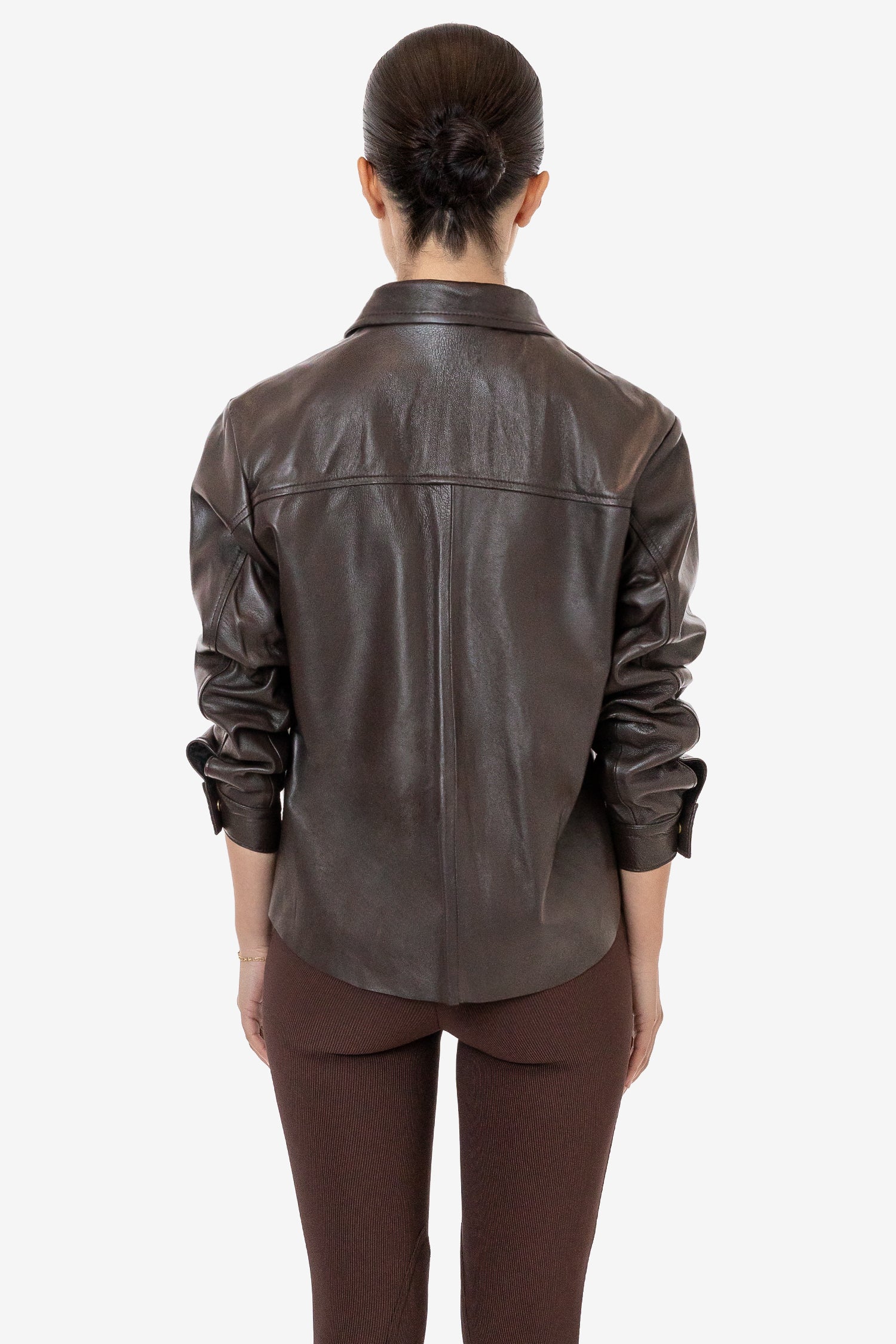RLH3027 - Leather Button Up - Image 16