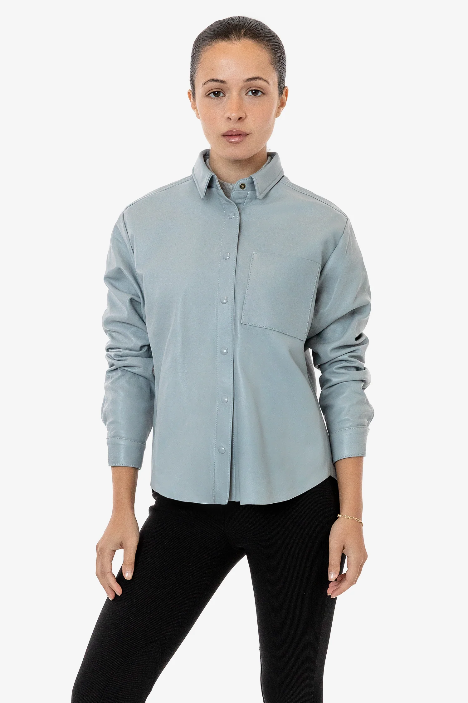 RLH3027 - Leather Button Up - Image 17