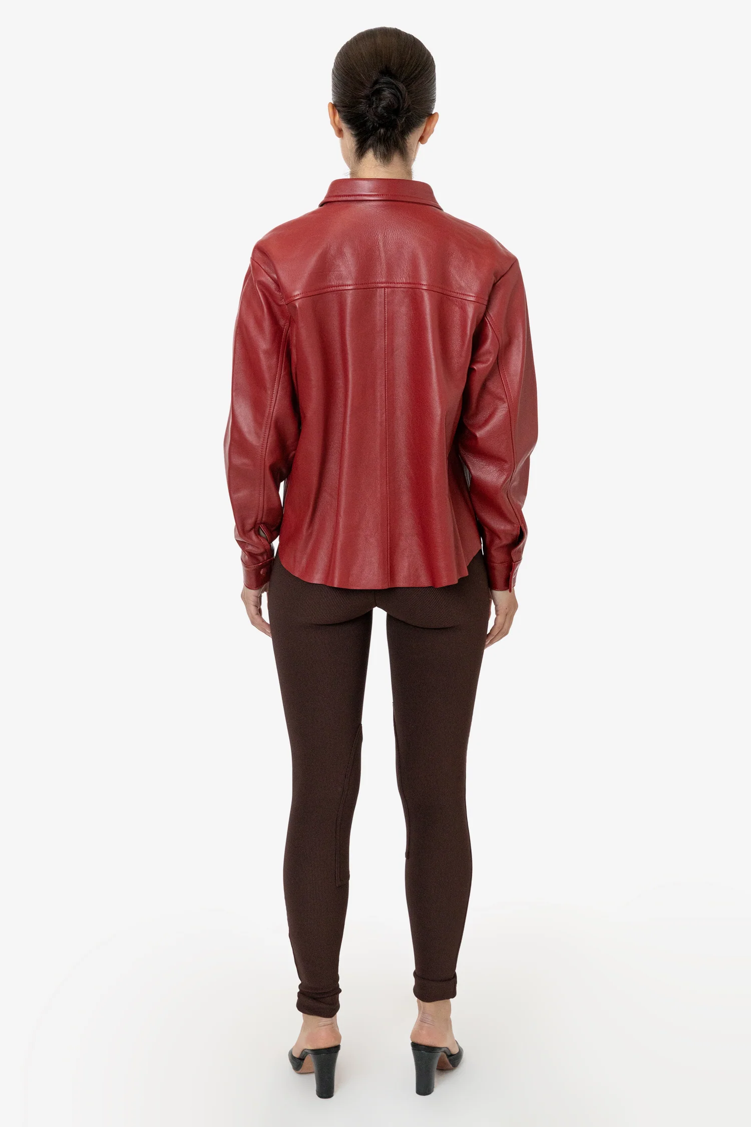 RLH3027 - Leather Button Up - Image 19