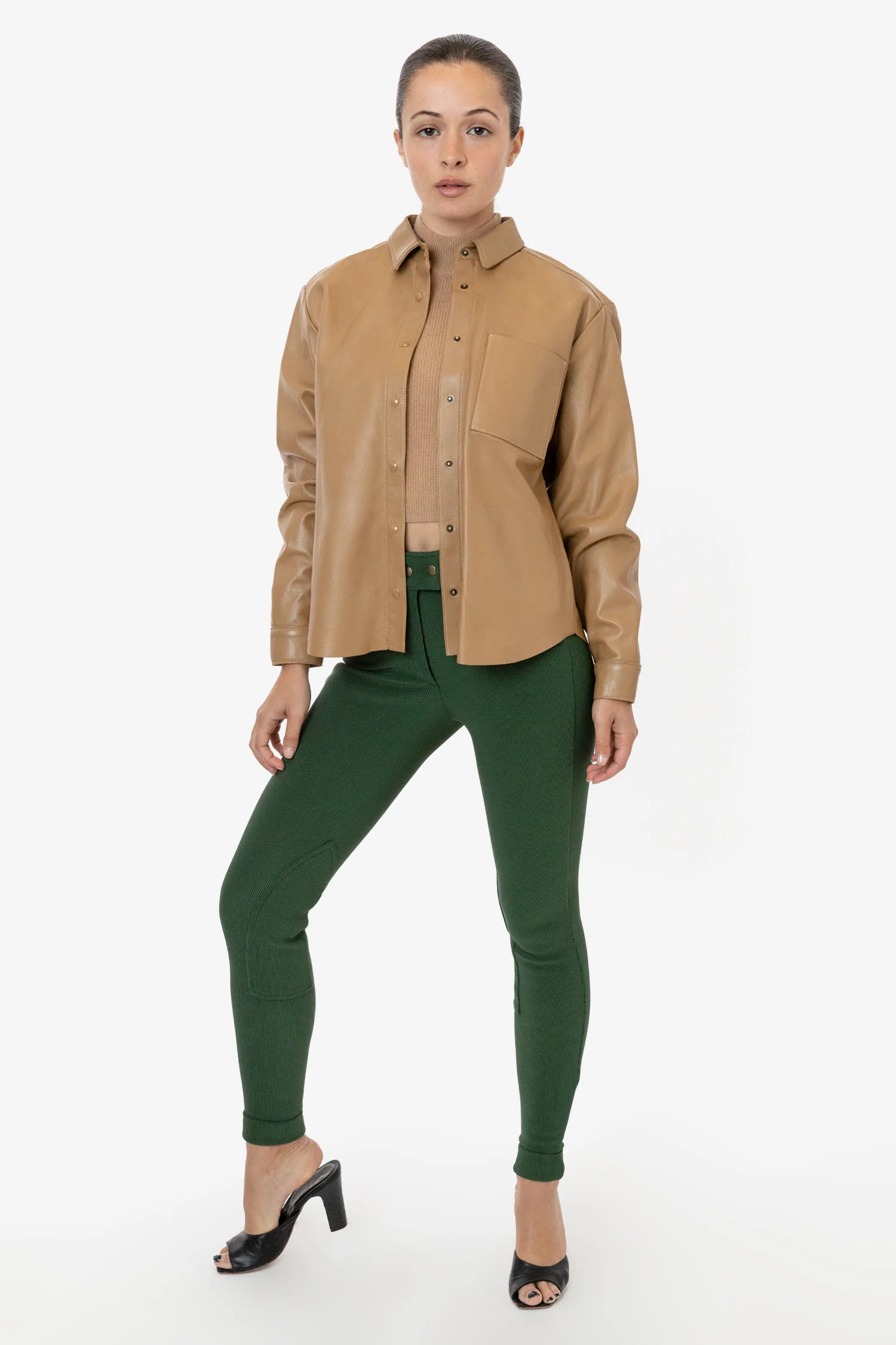 RLH3027 - Leather Button Up - Image 23