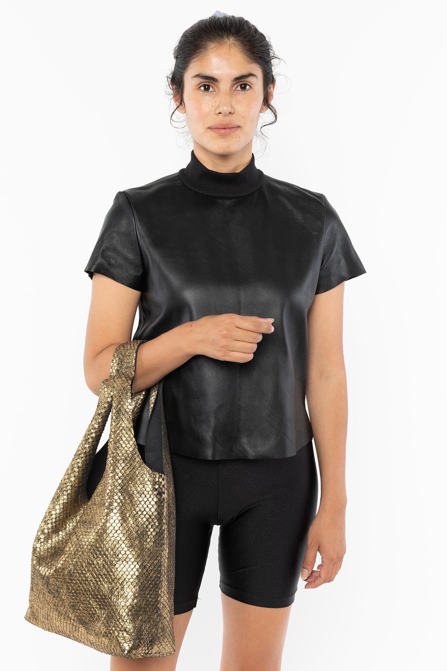 RLH3405 - Embellished Leather Shopping Bag - Image 7