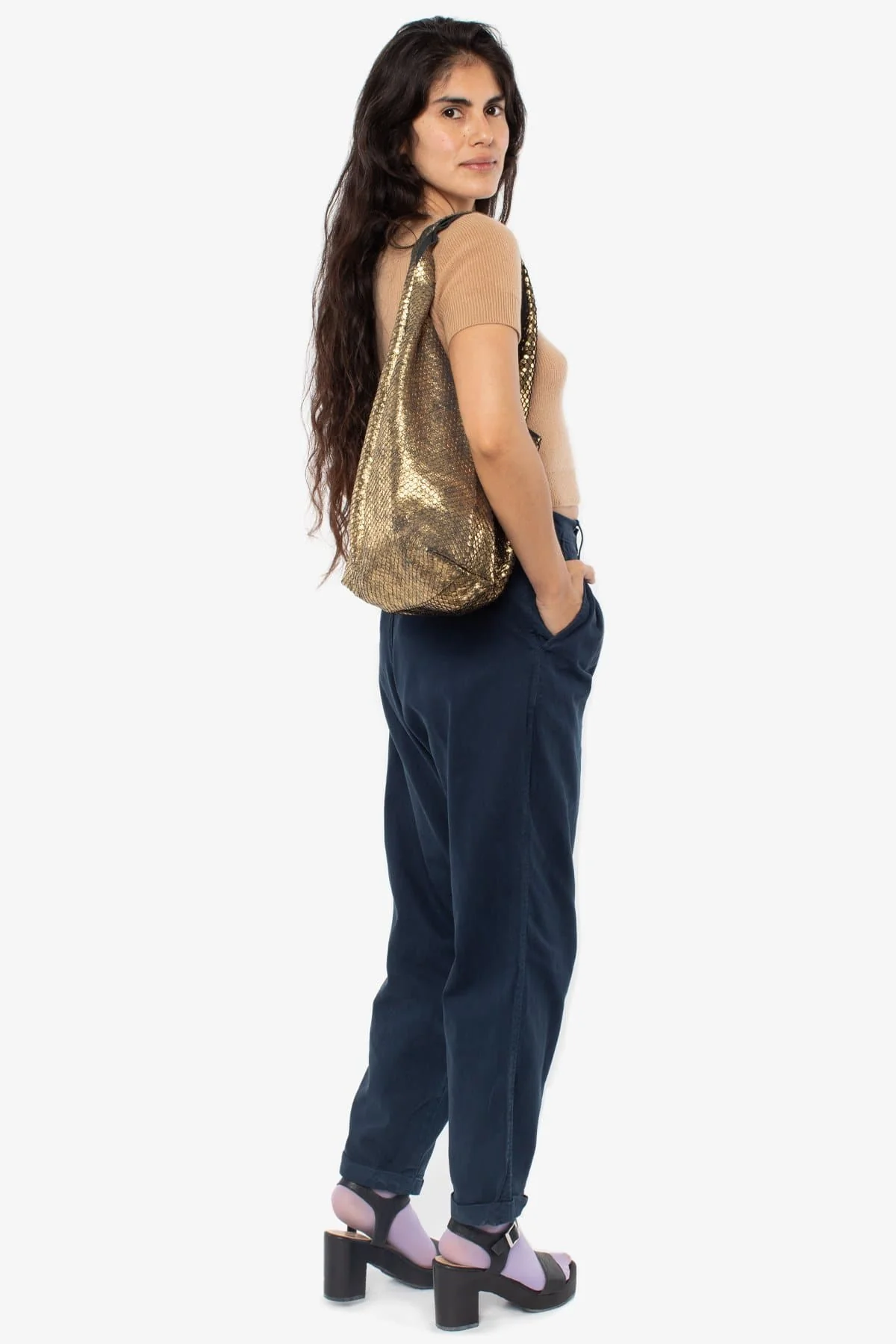 RLH3405 - Embellished Leather Shopping Bag - Image 8