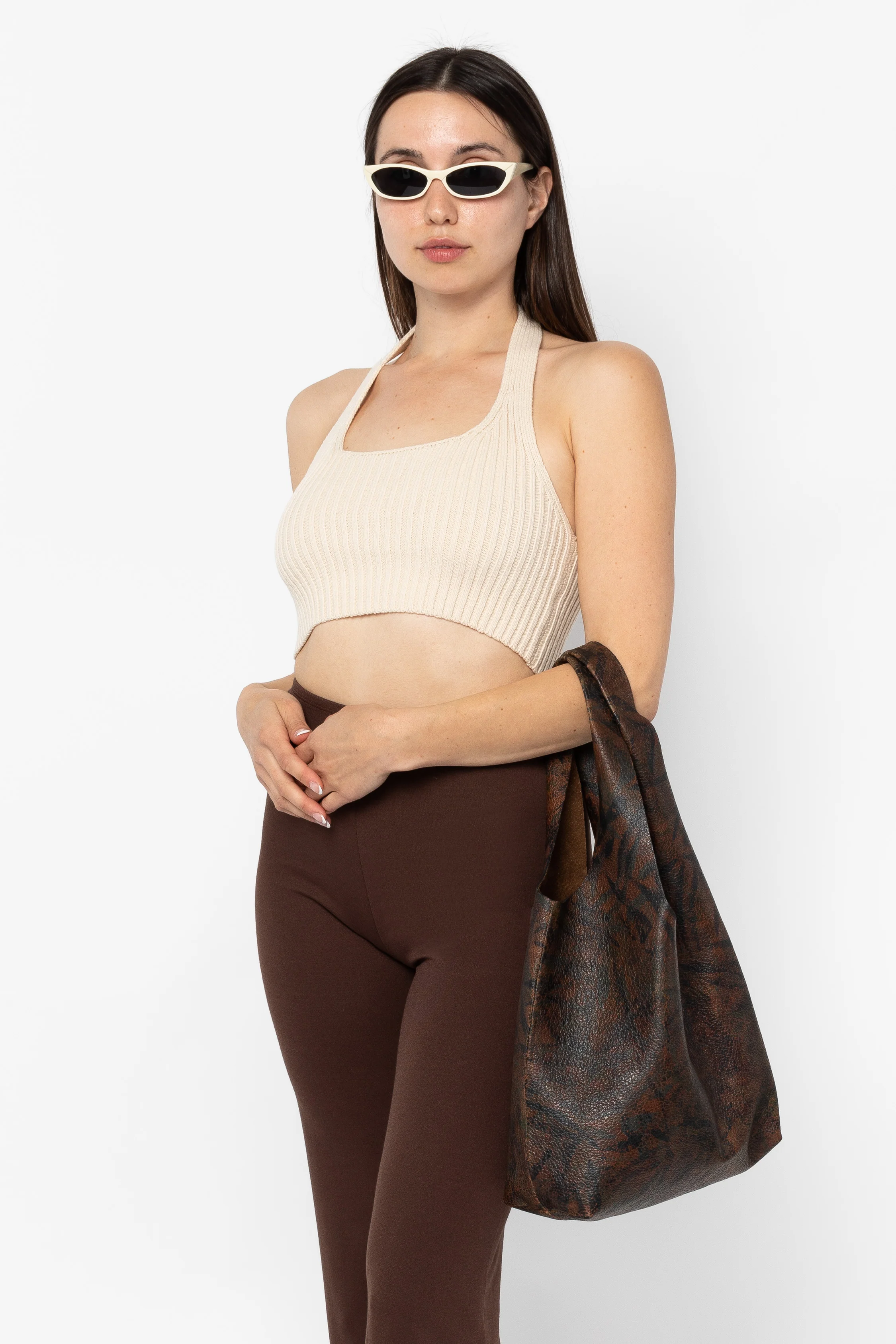 RLH3405 - Embellished Leather Shopping Bag - Image 9