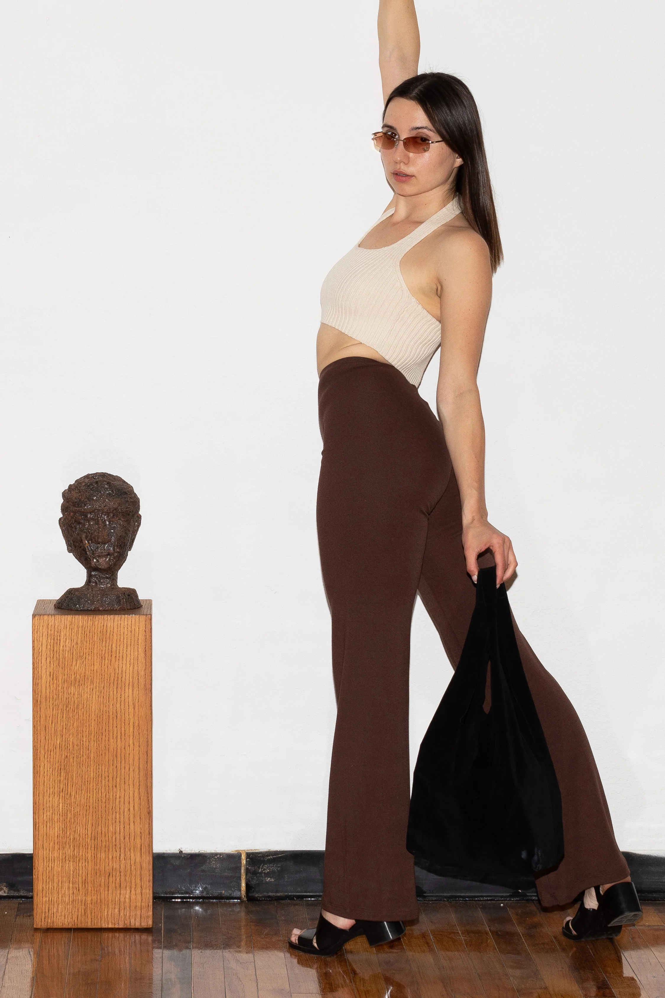 RLH3409 - Raw Suede Shopping Bag - Image 14
