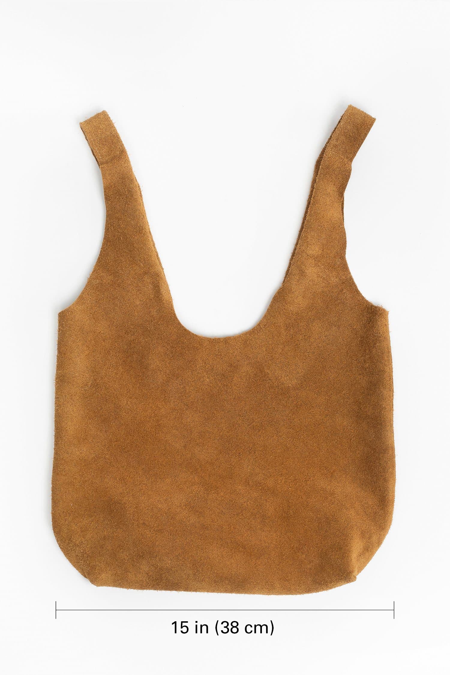 RLH3409 - Raw Suede Shopping Bag - Image 16