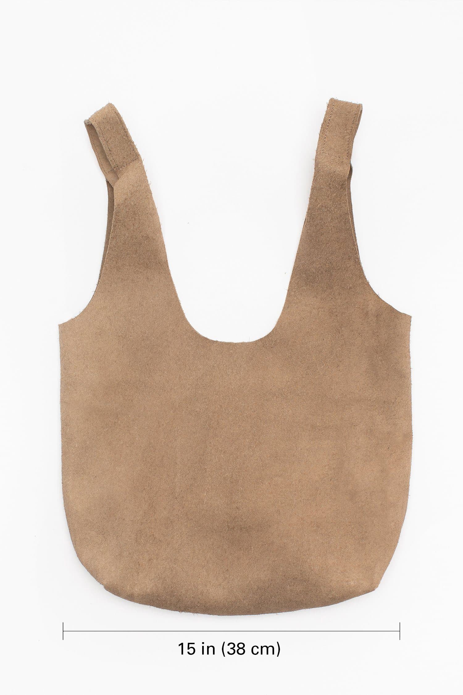 RLH3409 - Raw Suede Shopping Bag - Image 18