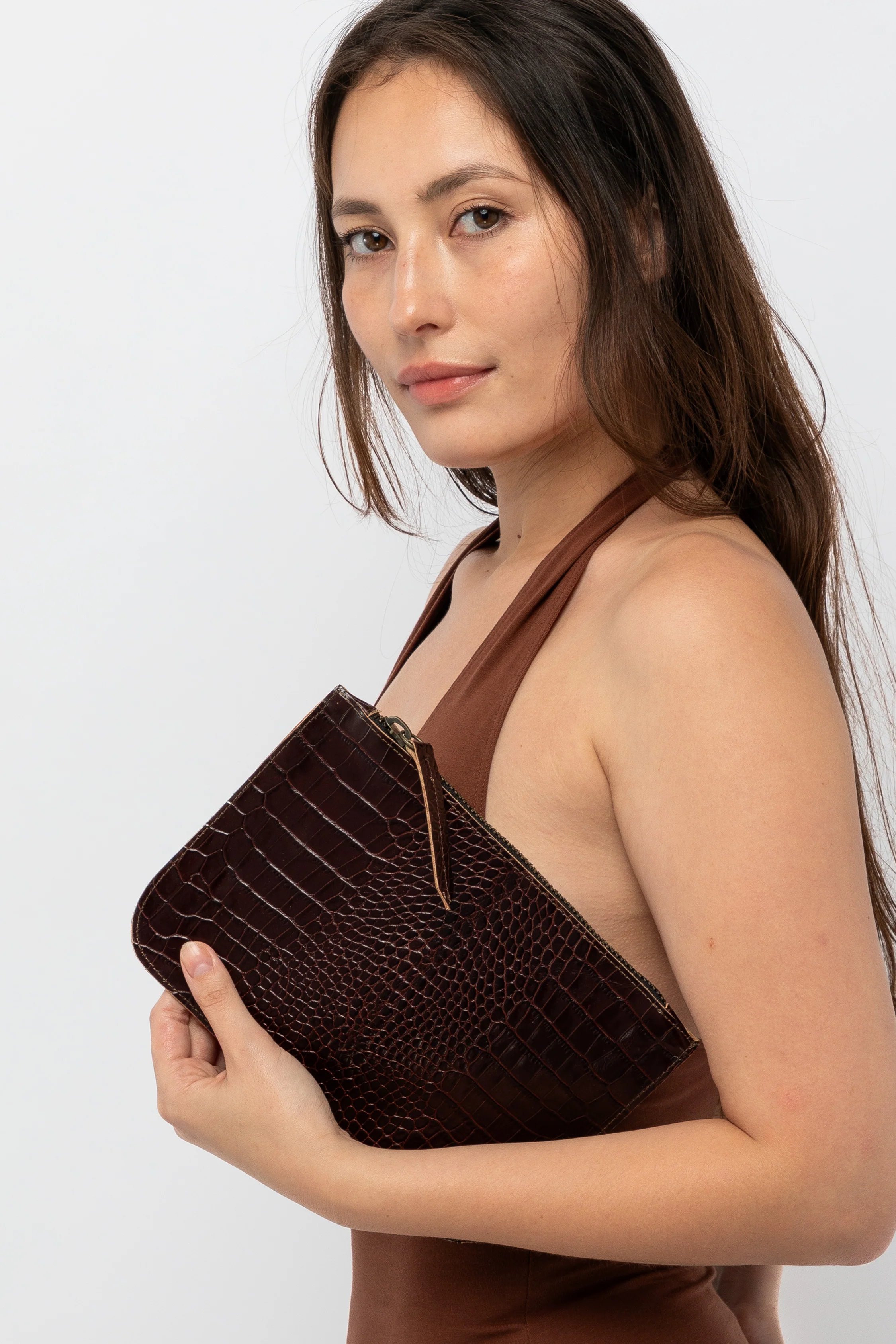 RLH3411 - Small Leather Zip Pouch - Image 20