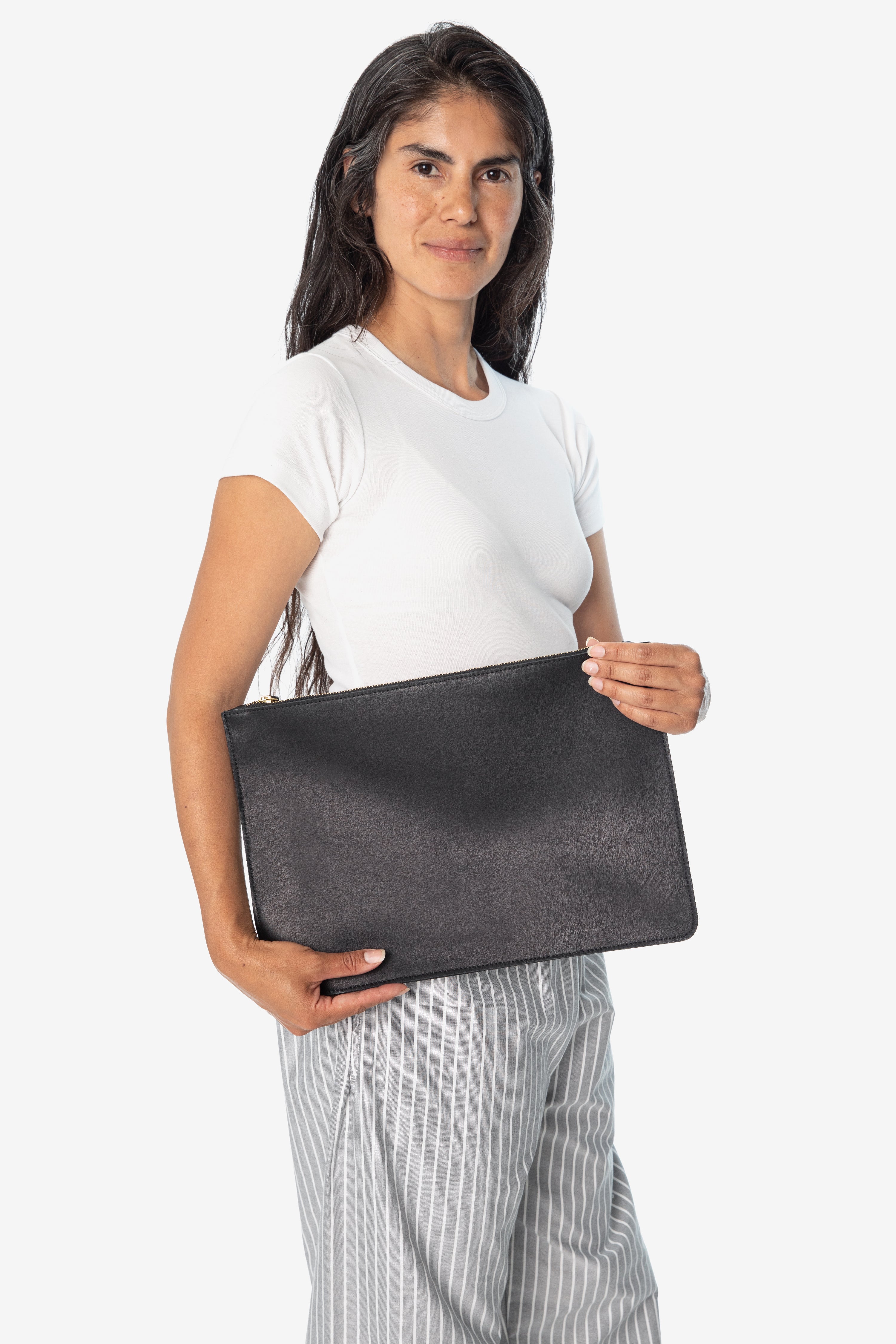RLH3413 - Large Leather Zip Pouch - Image 11